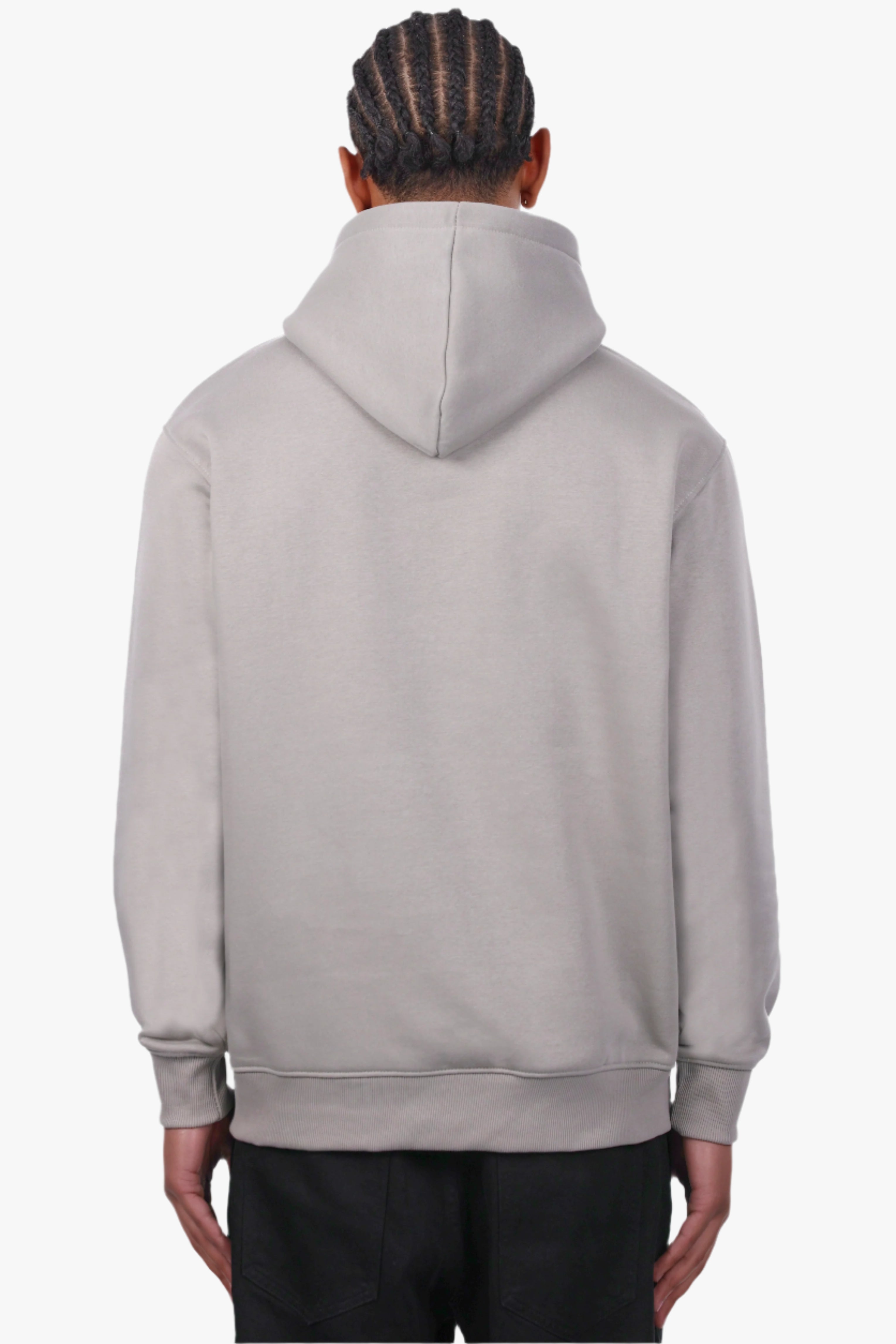 REGULAR FIT HOODIE FLINT GREY