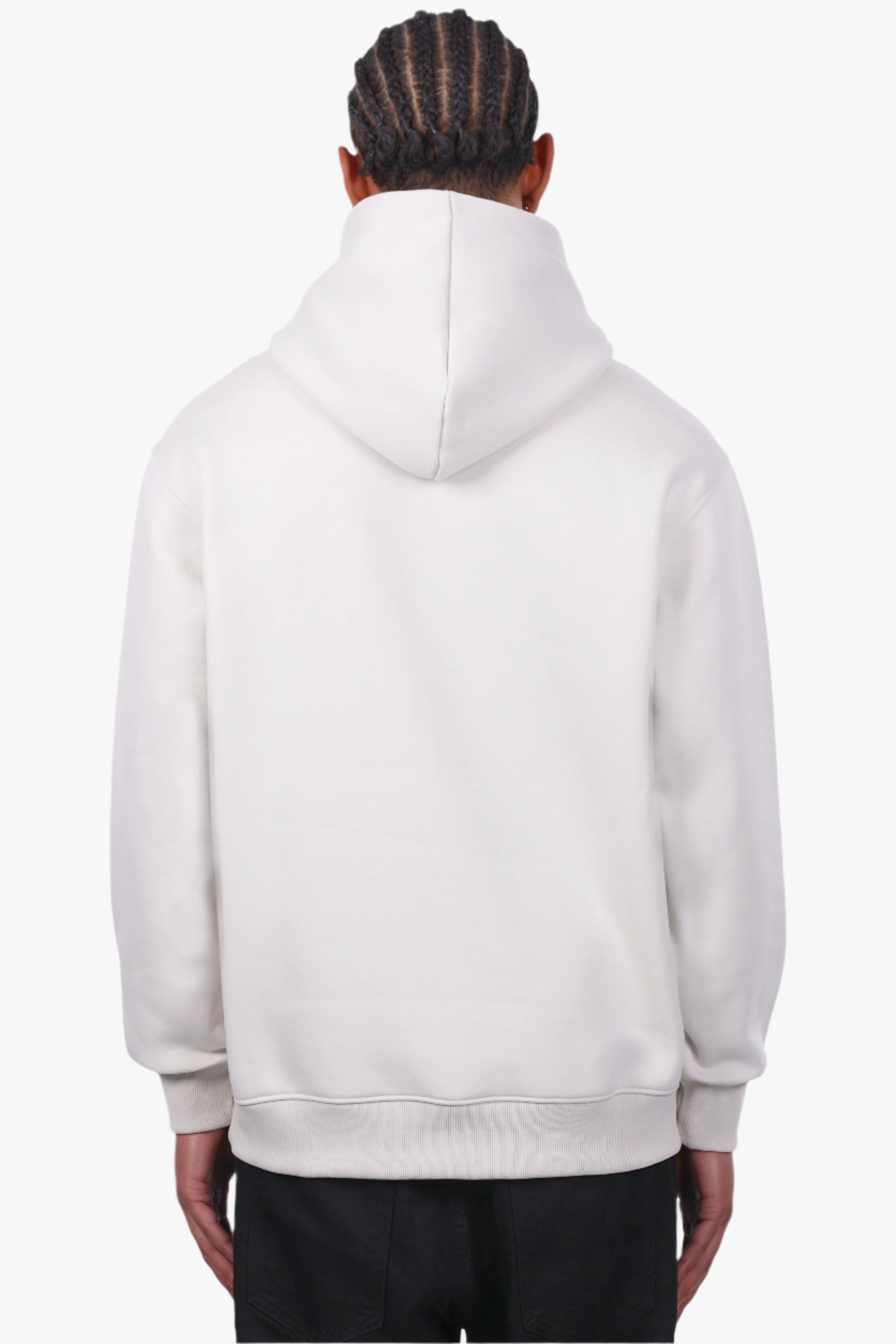 REGULAR FIT HOODIE LIGHT GREY