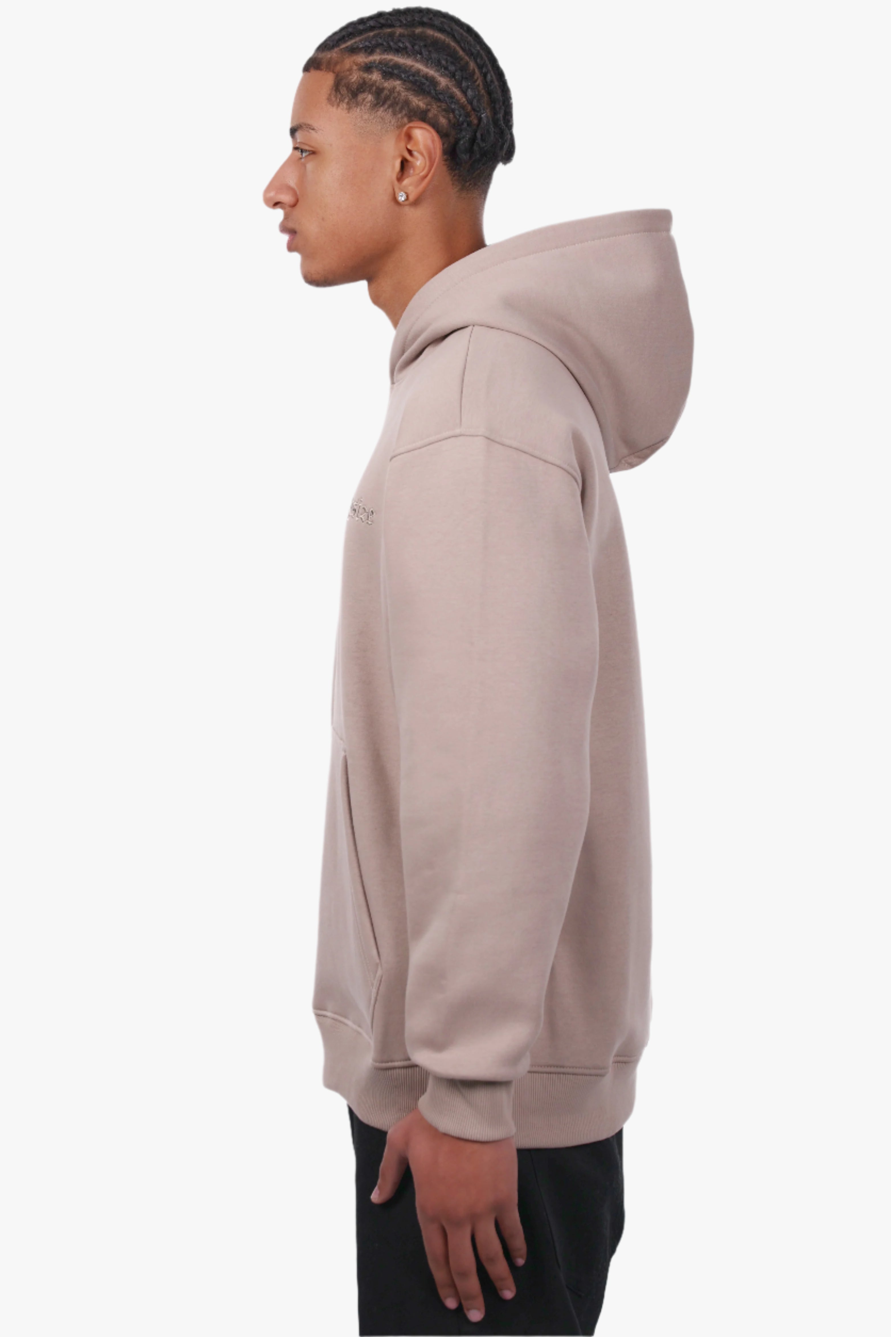 REGULAR FIT HOODIE SIMPLY TAUPE