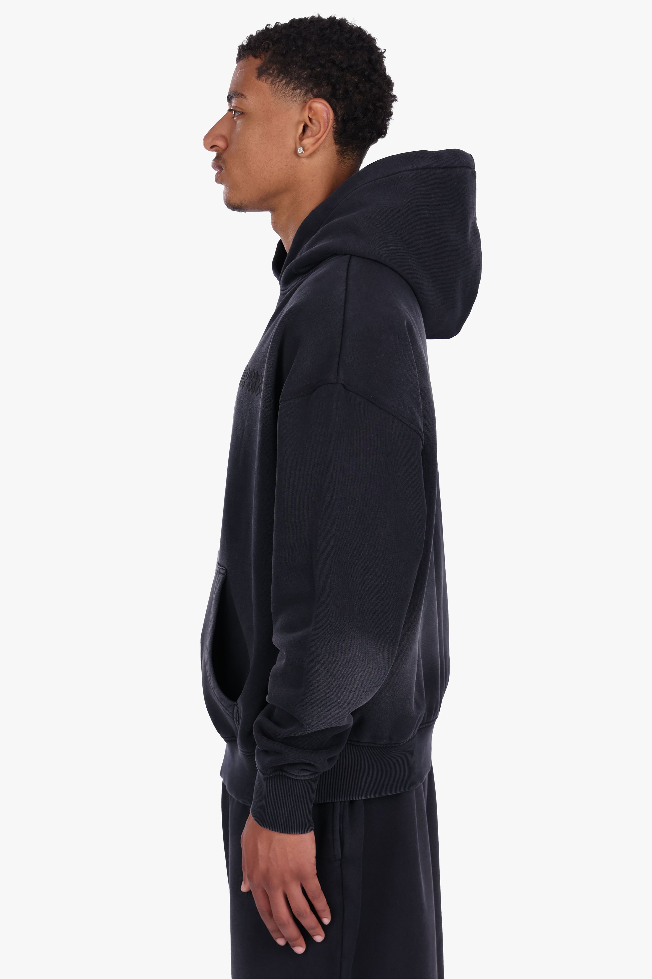 FADED HOODIE VINTAGE BLACK