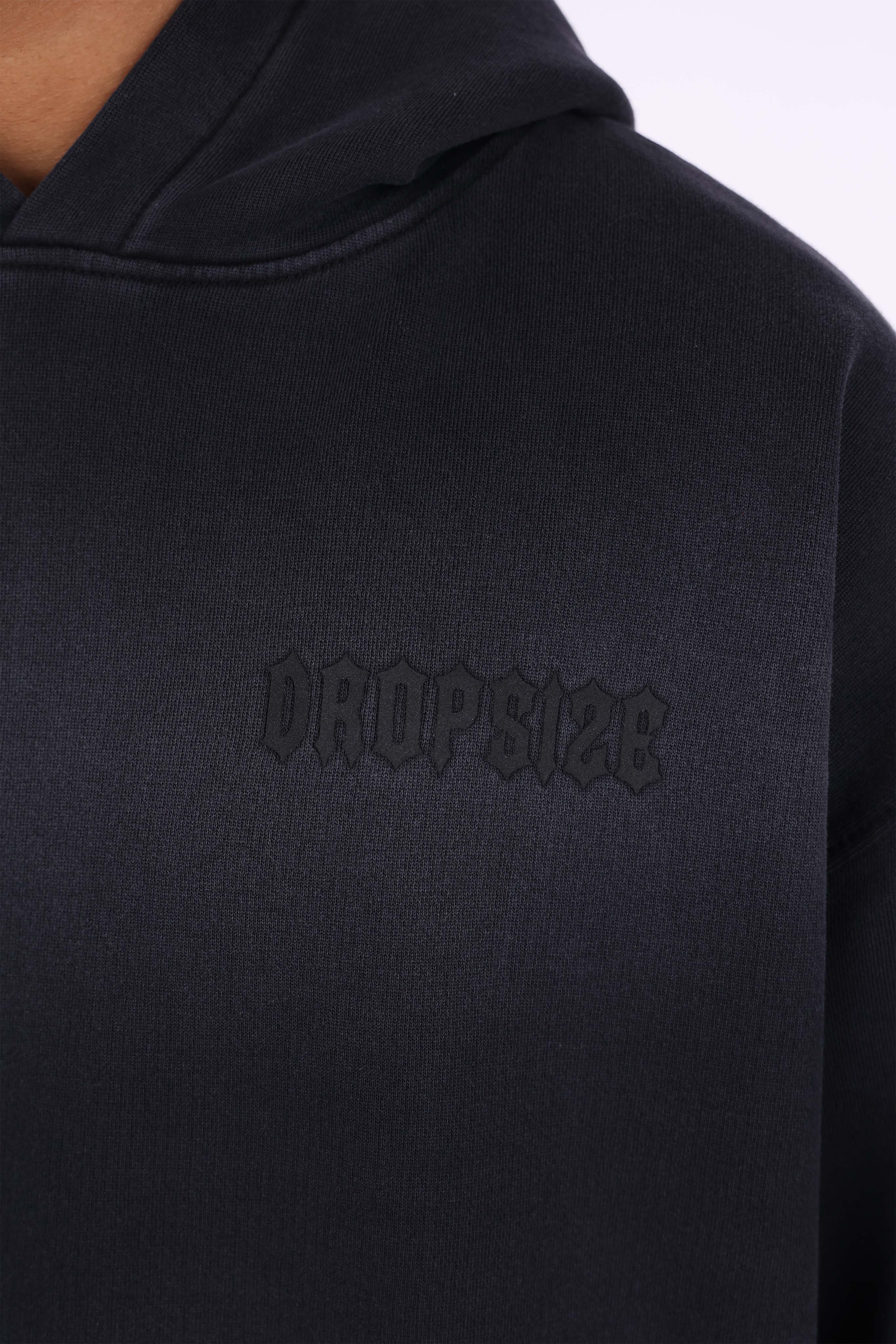 FADED HOODIE VINTAGE BLACK
