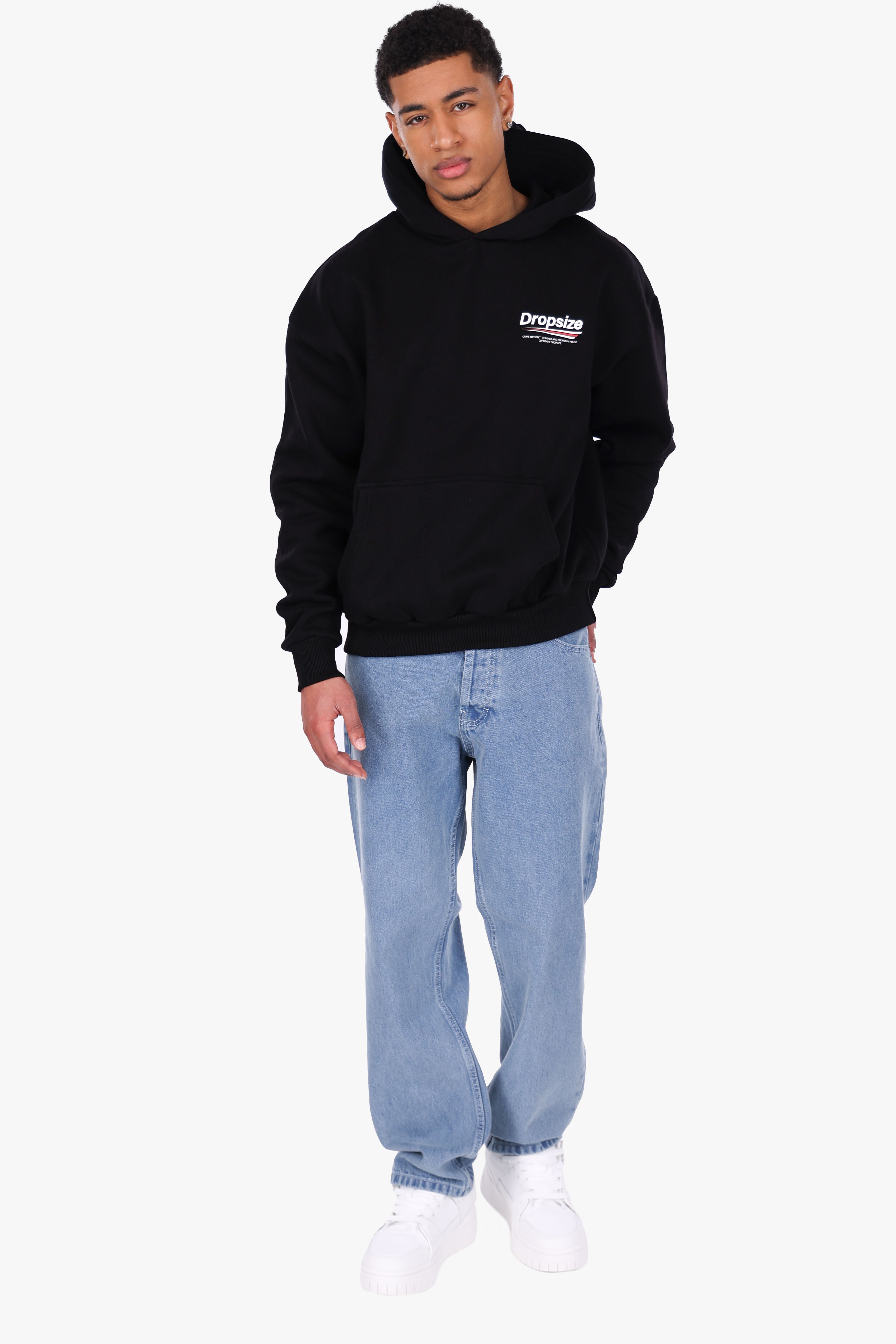 STRAIGHT FIT JEANS MID BLUE