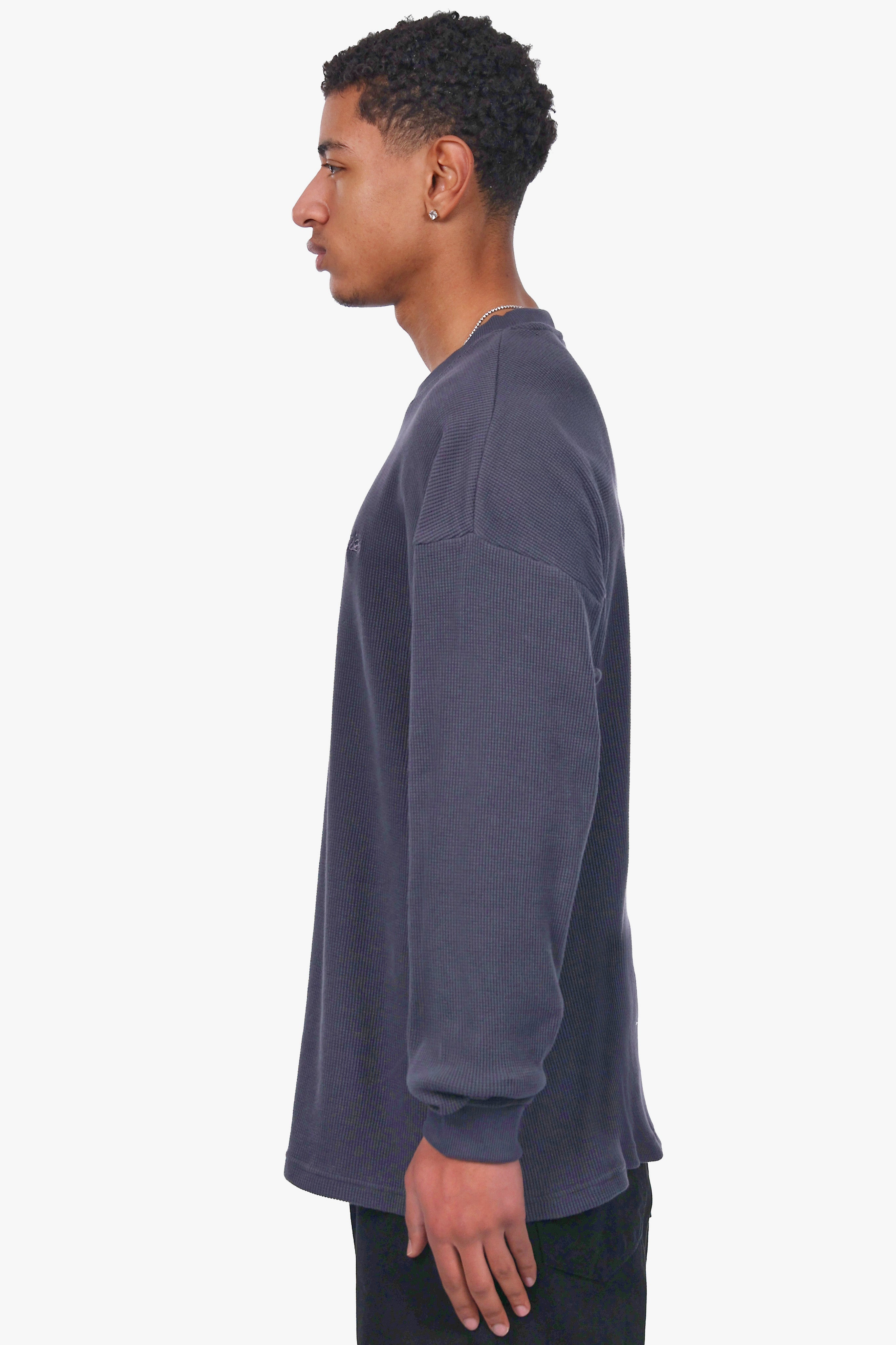 WAFFLE LONGSLEEVE GREY