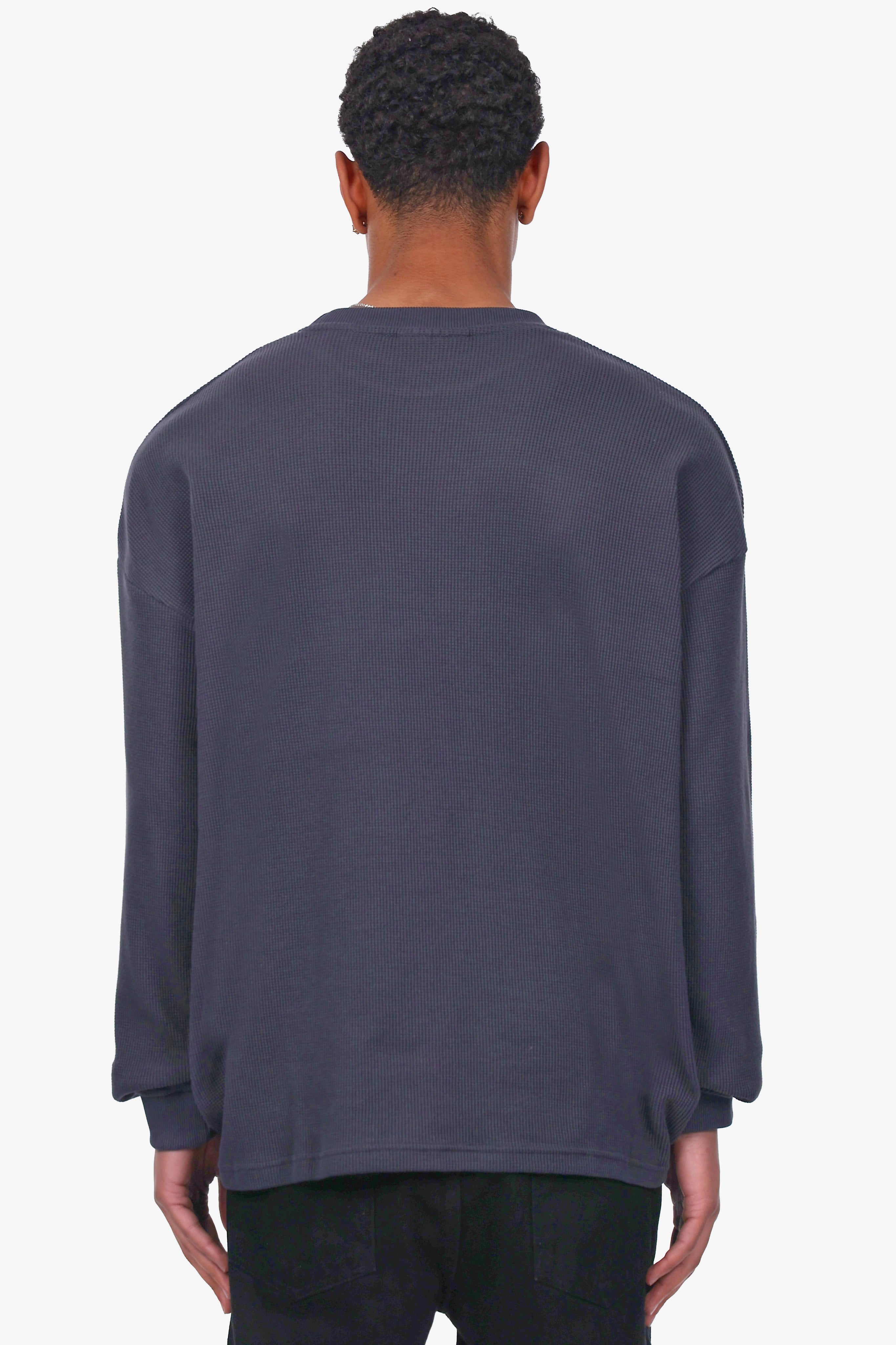 WAFFLE LONGSLEEVE GREY