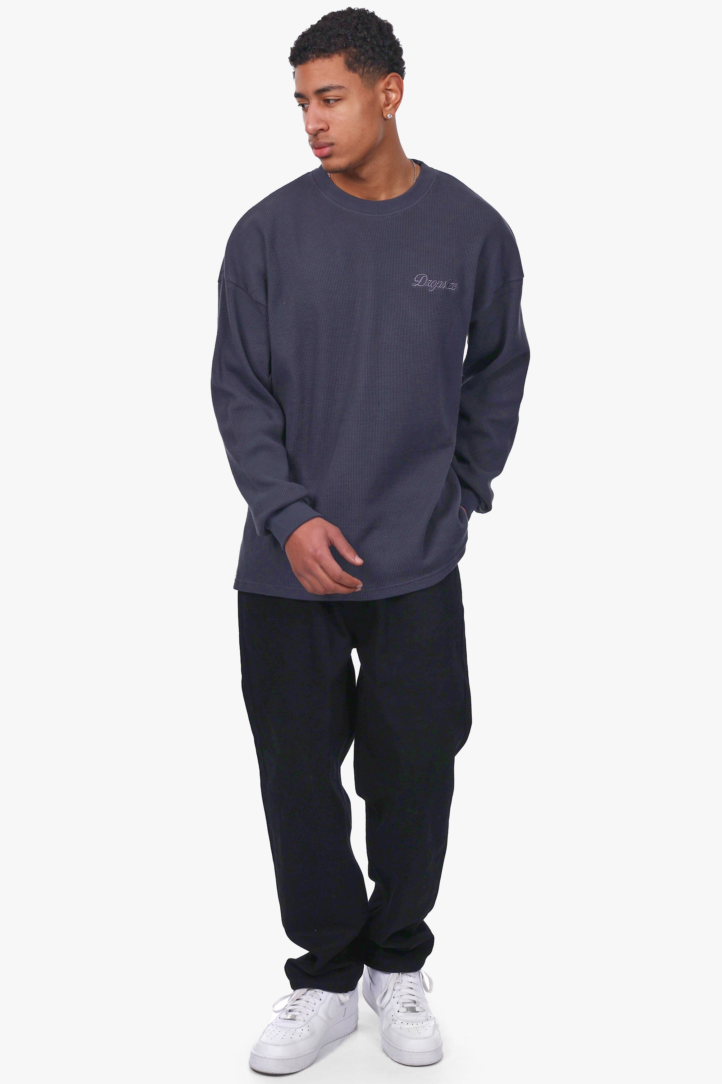 WAFFLE LONGSLEEVE GREY