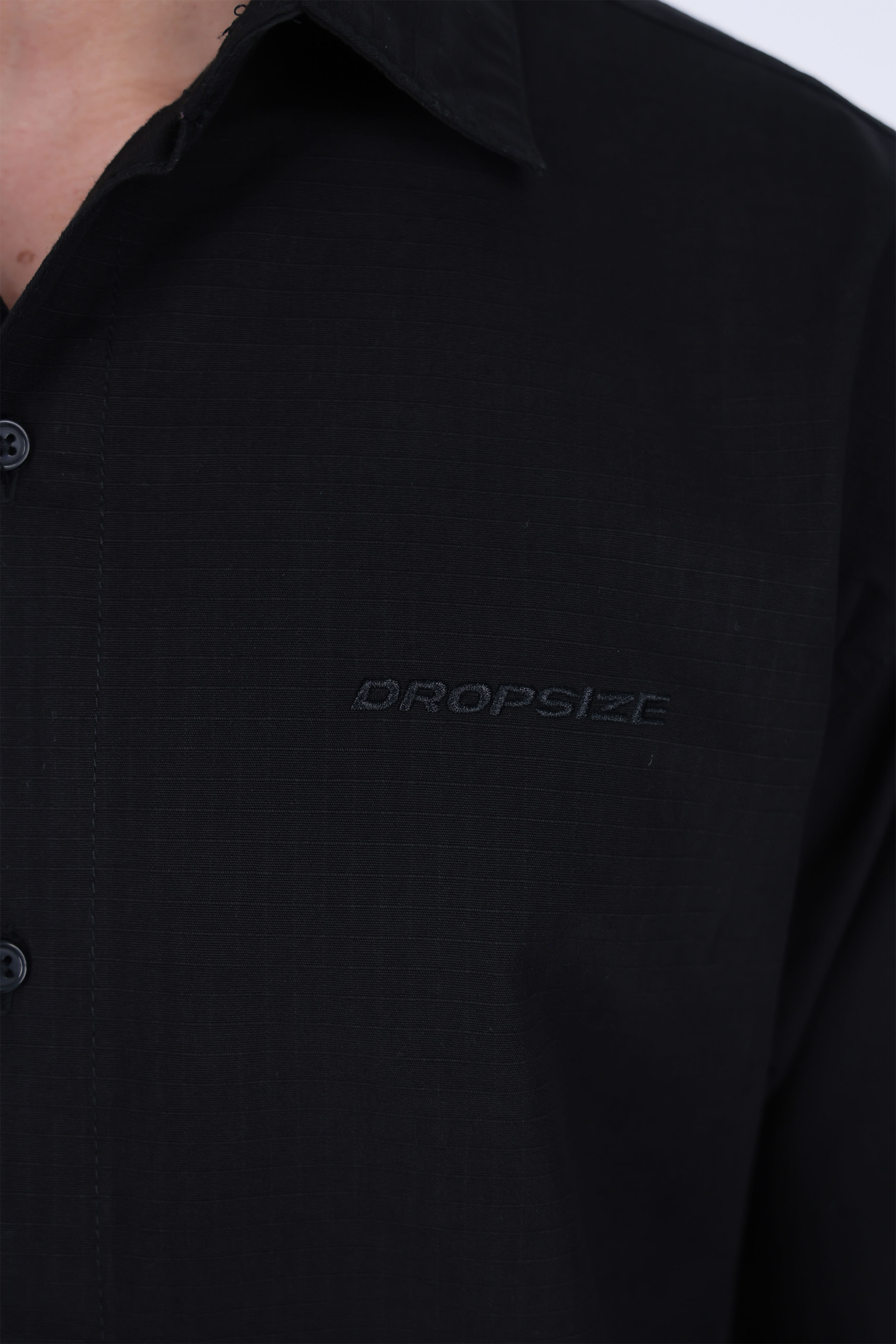 OVERSIZED SHORT SLEEVE SHIRT BLACK