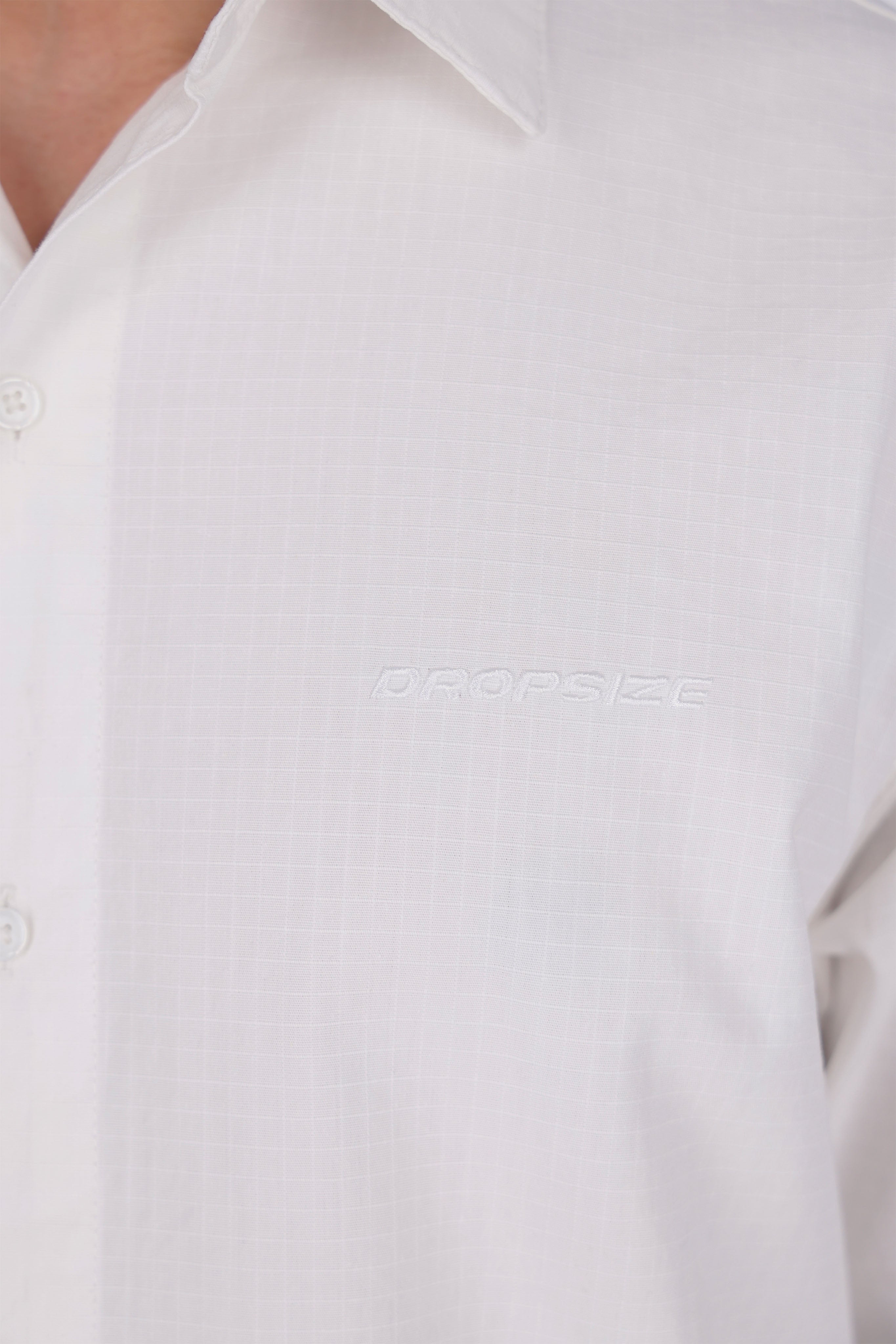 OVERSIZED SHORT SLEEVE SHIRT CREAM WHITE