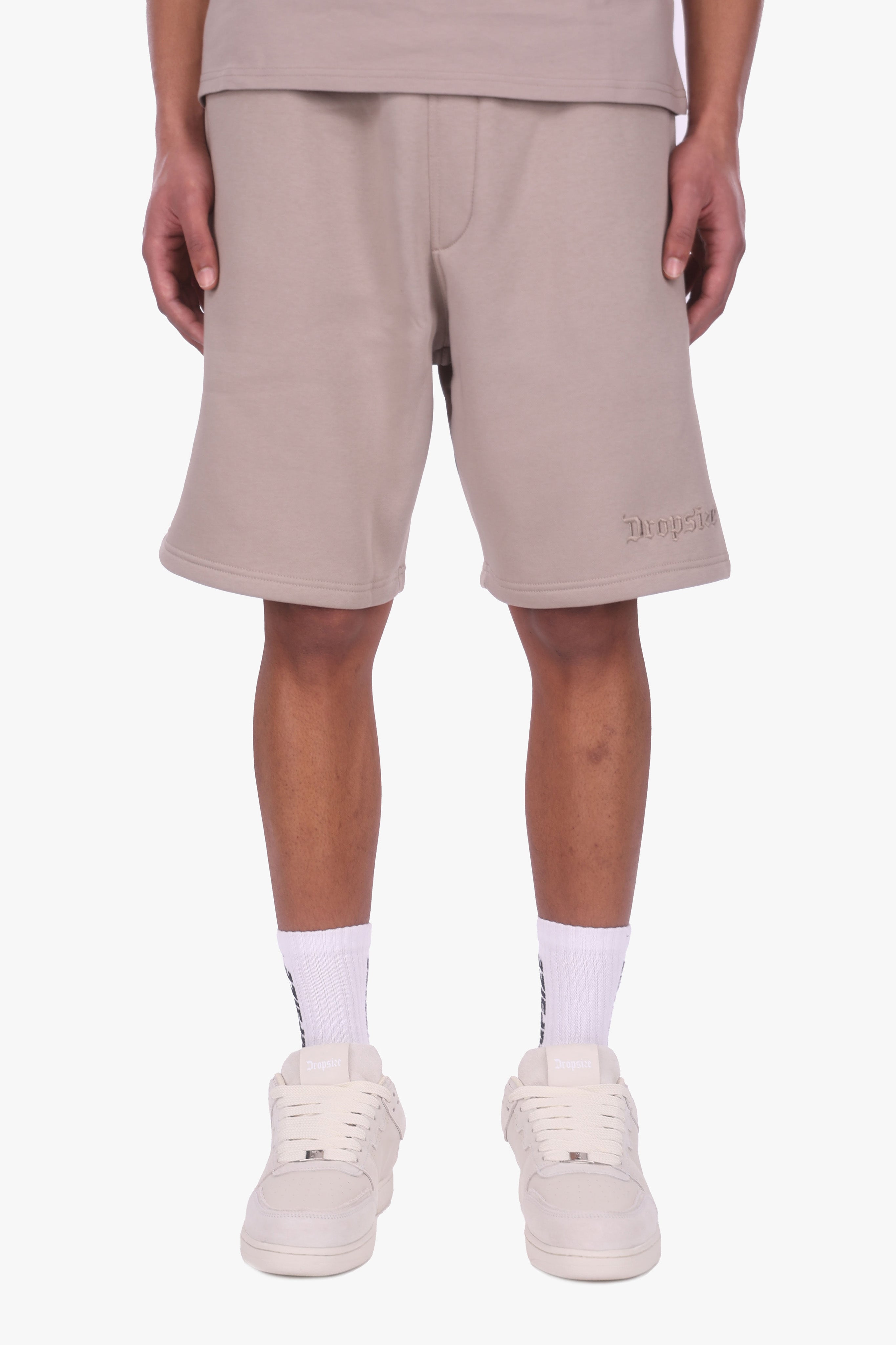 EMBO SWEATSHORTS SIMPLY TAUPE