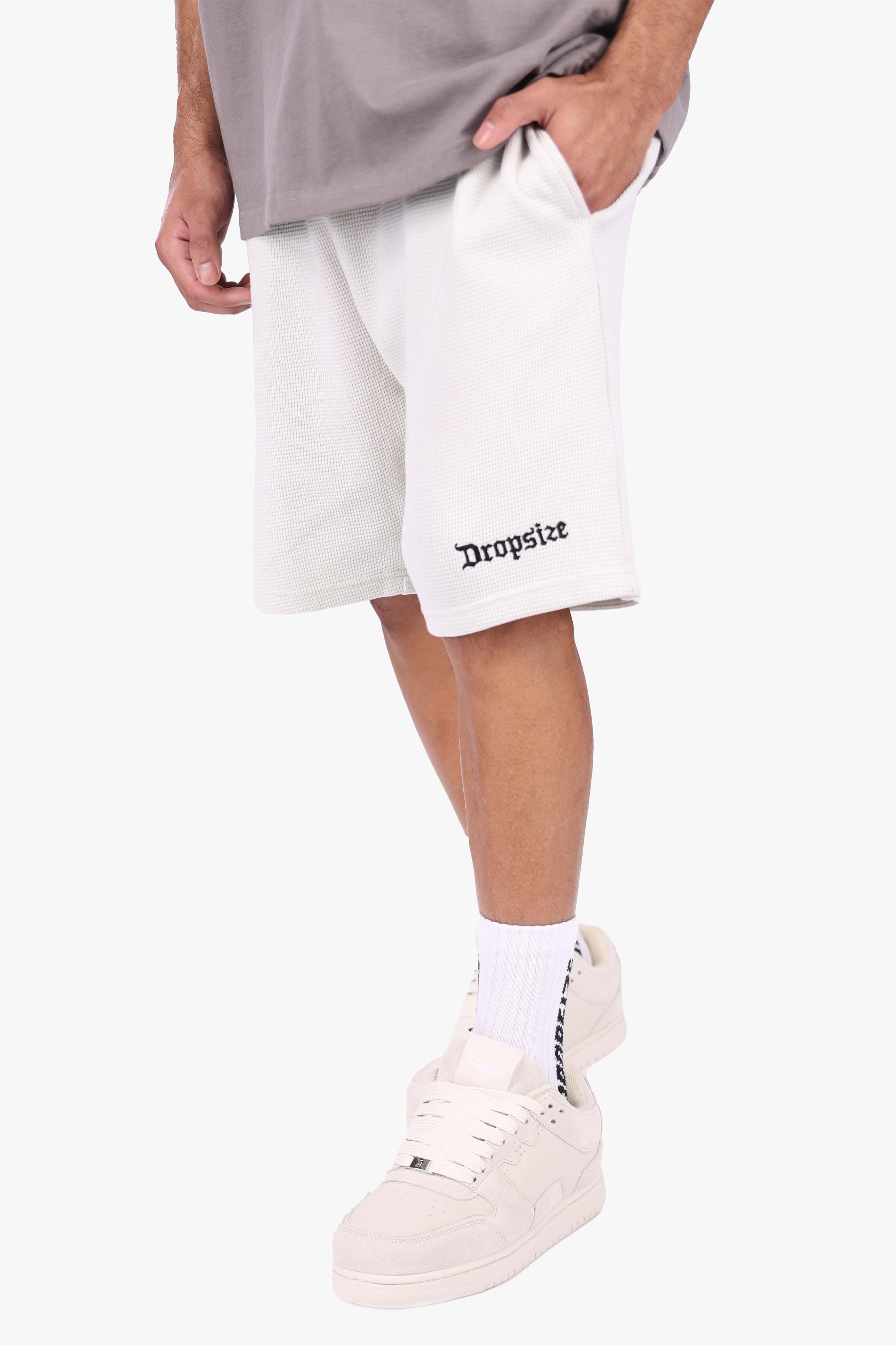 WAFFLE SHORTS STEEL LIGHT GREY