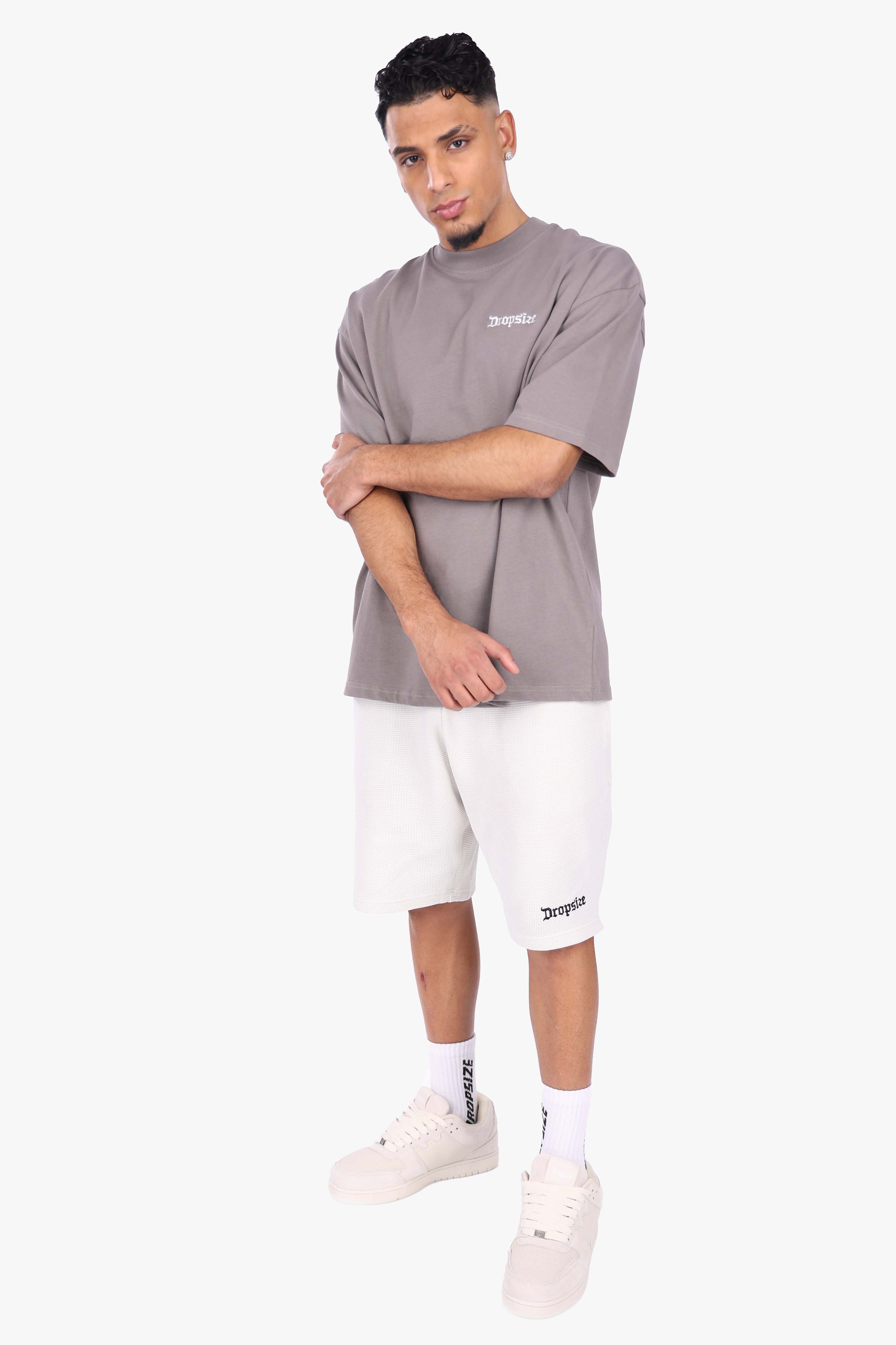 WAFFLE SHORTS STEEL LIGHT GREY