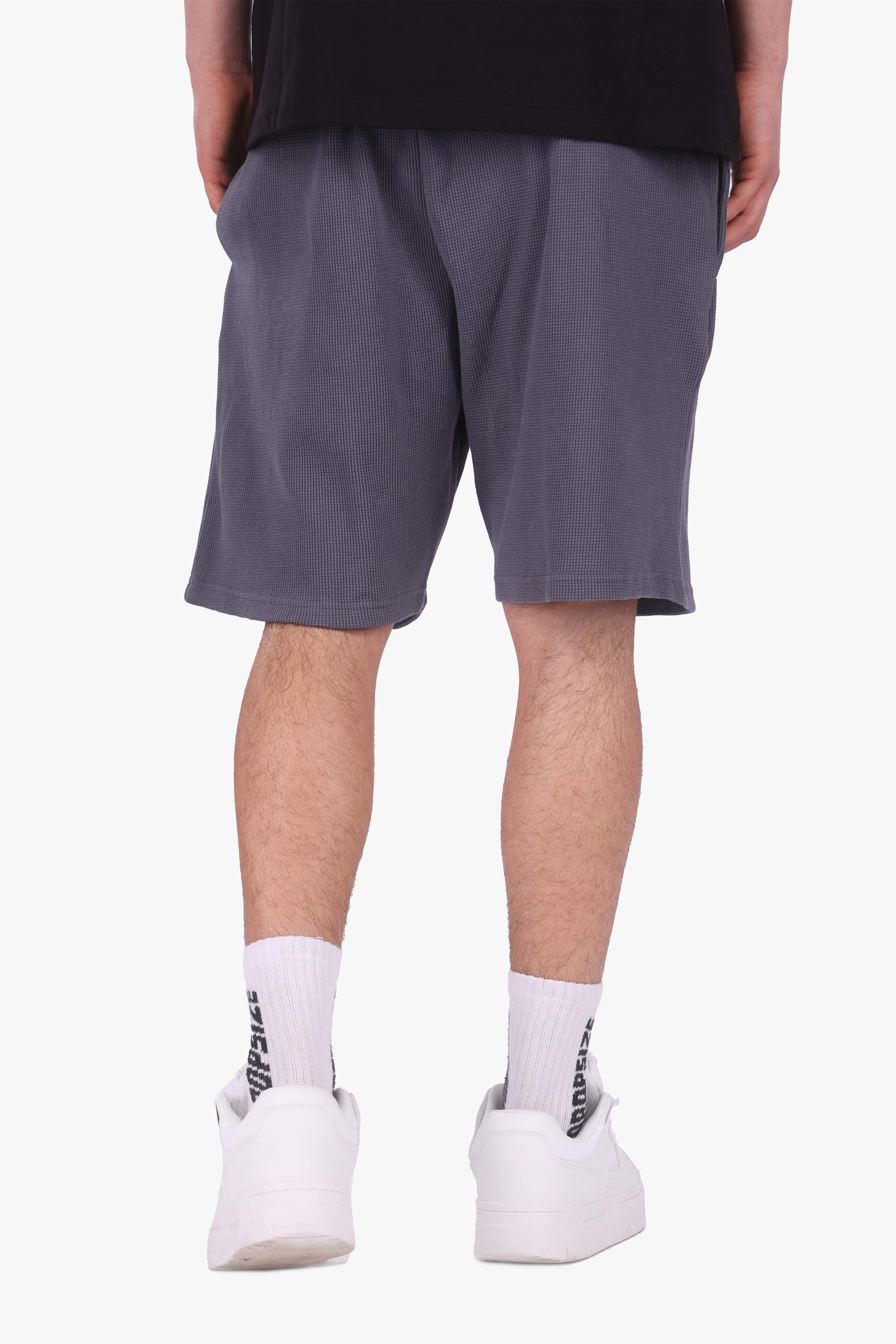 WAFFLE SHORTS STEEL GREY
