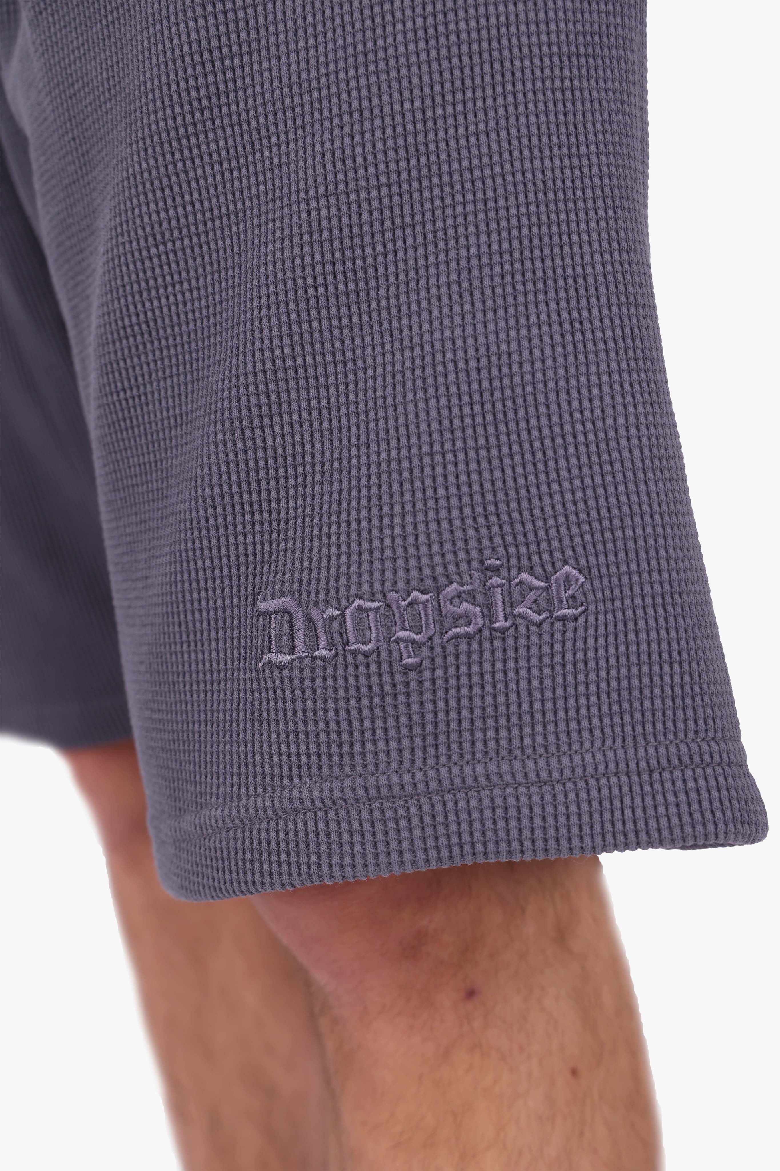 WAFFLE SHORTS STEEL GREY
