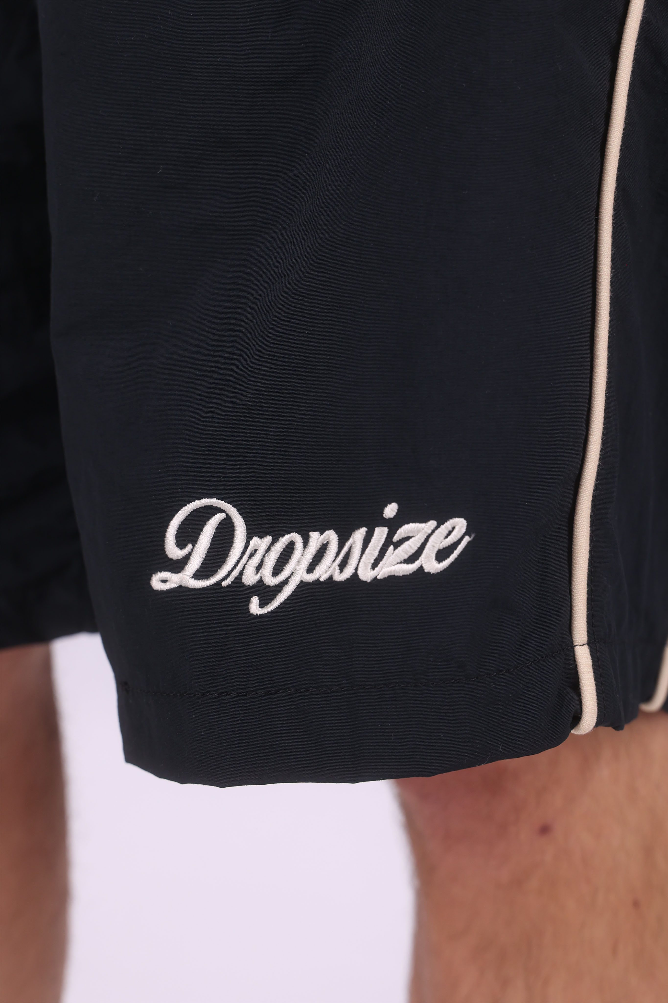 PIPING SWIM SHORT BLACK