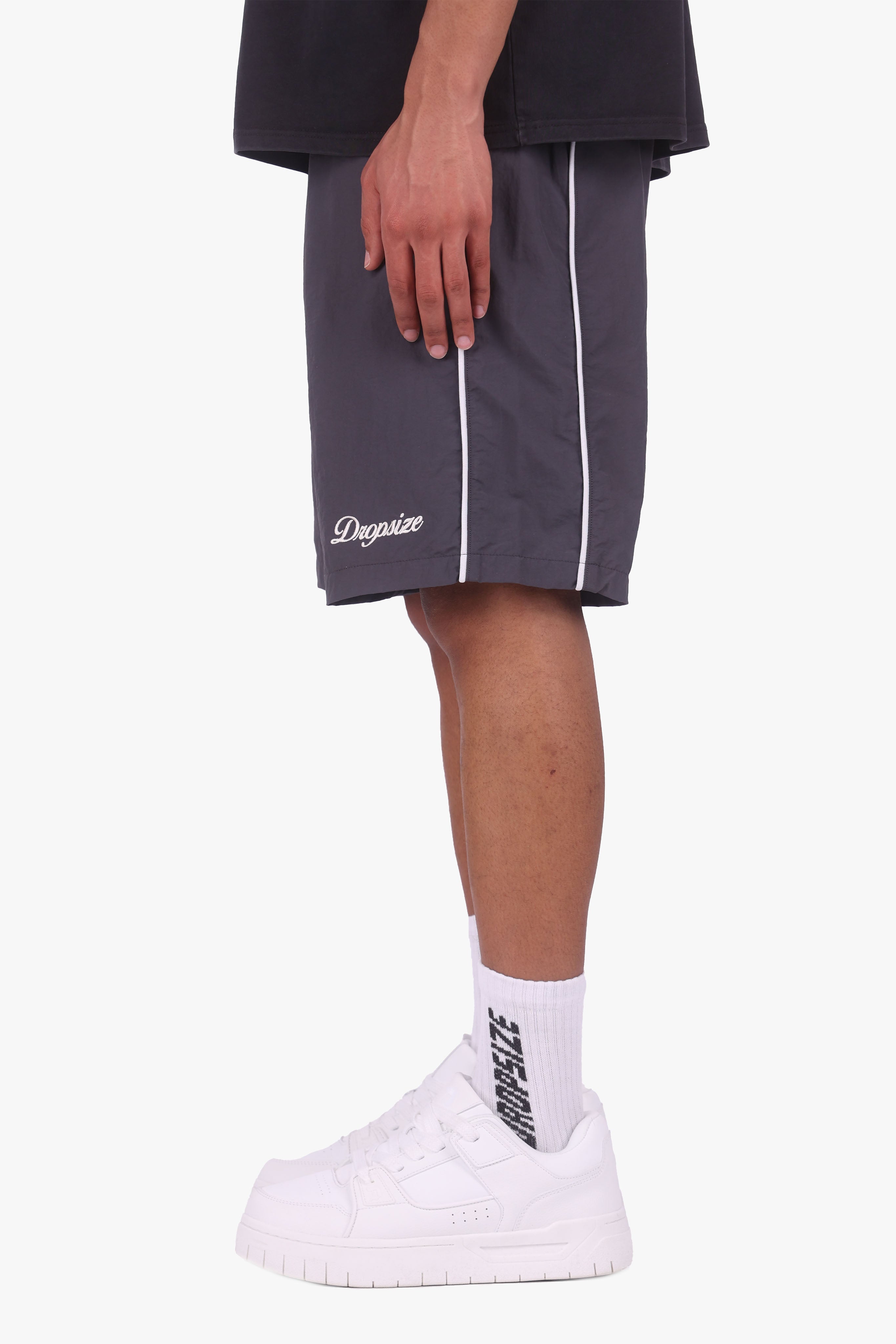 PIPING SWIM SHORT GREY