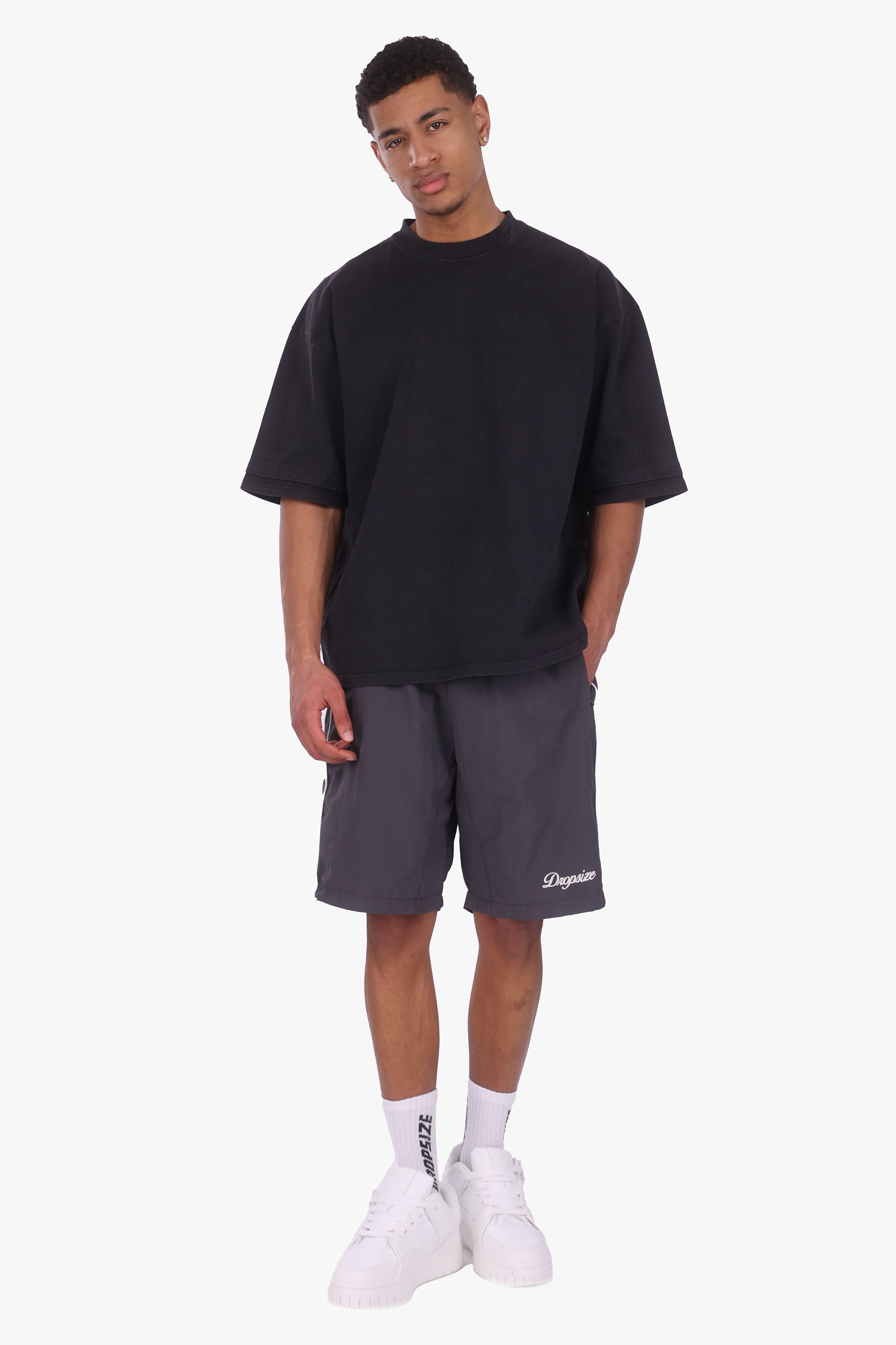 PIPING SWIM SHORT GREY