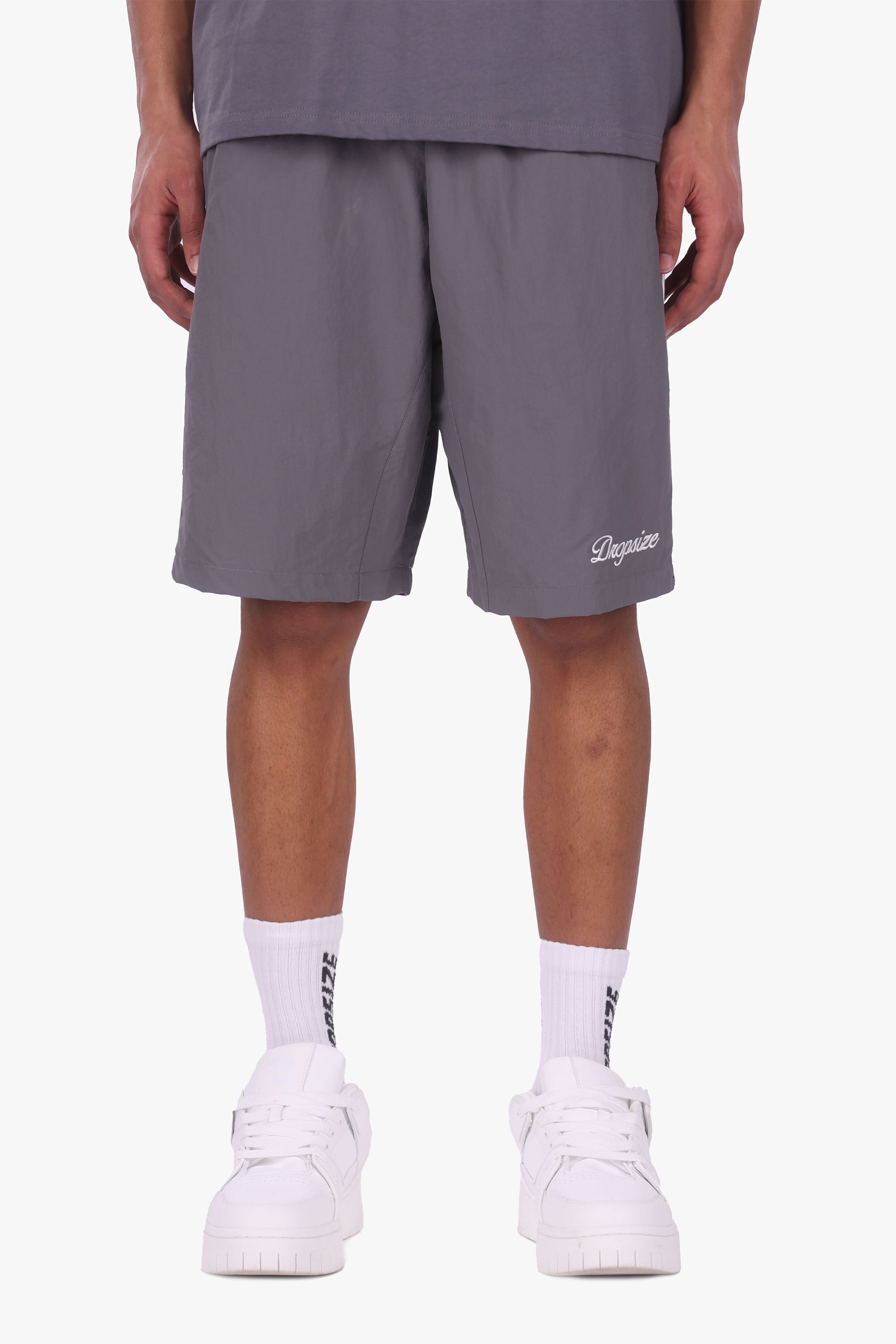 PIPING SWIM SHORT LIGHT GREY