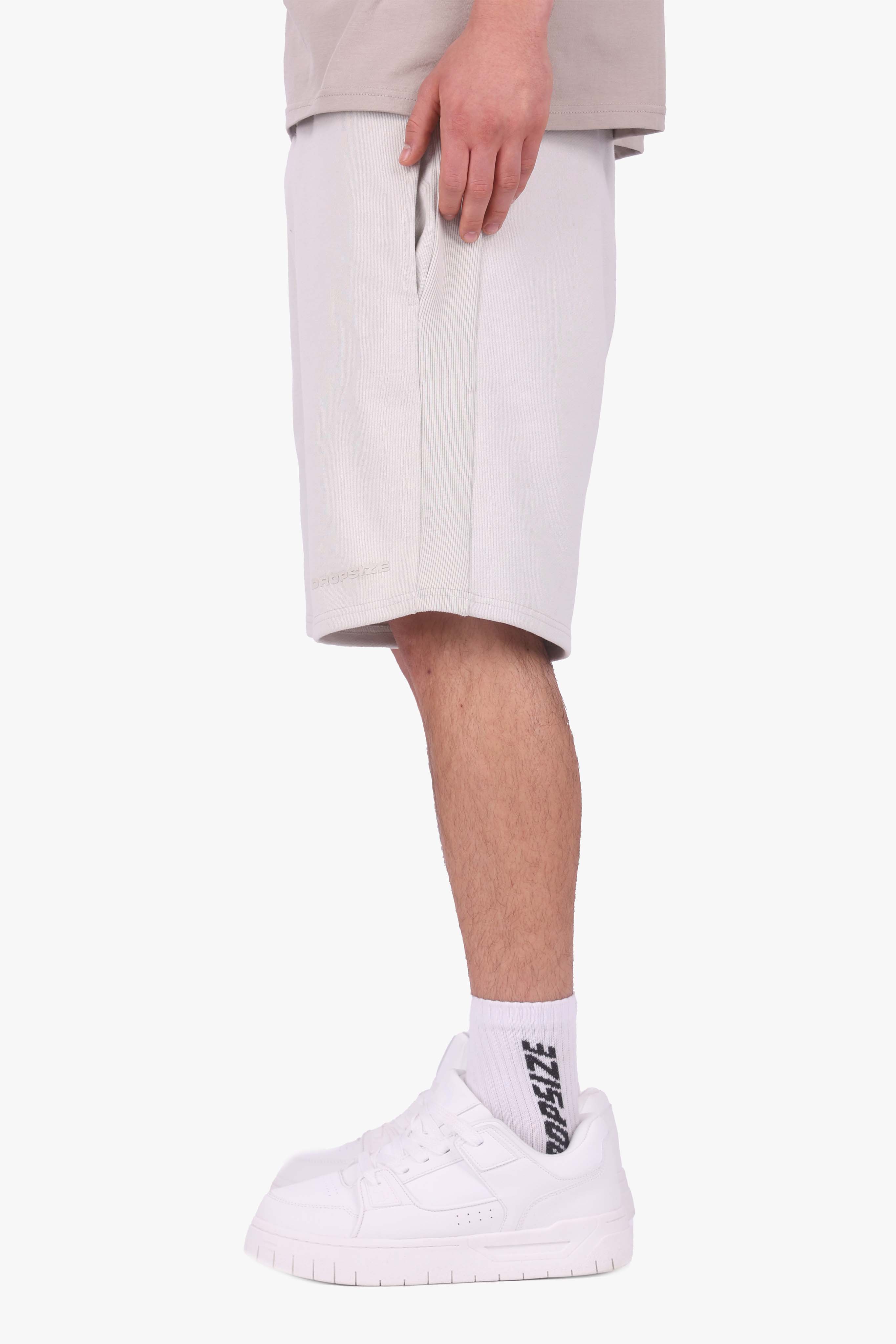 SIDE RIB SHORT LIGHT GREY