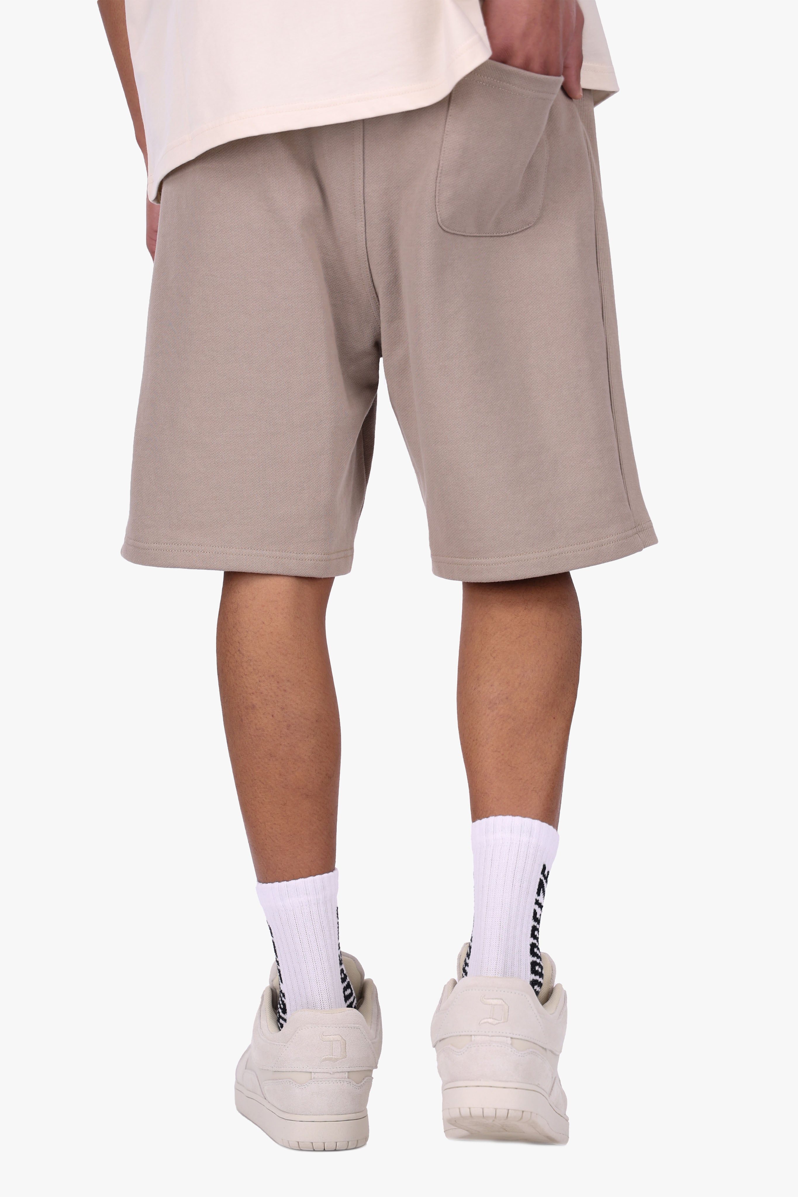 SIDE RIB SHORTS SIMPLY TAUPE