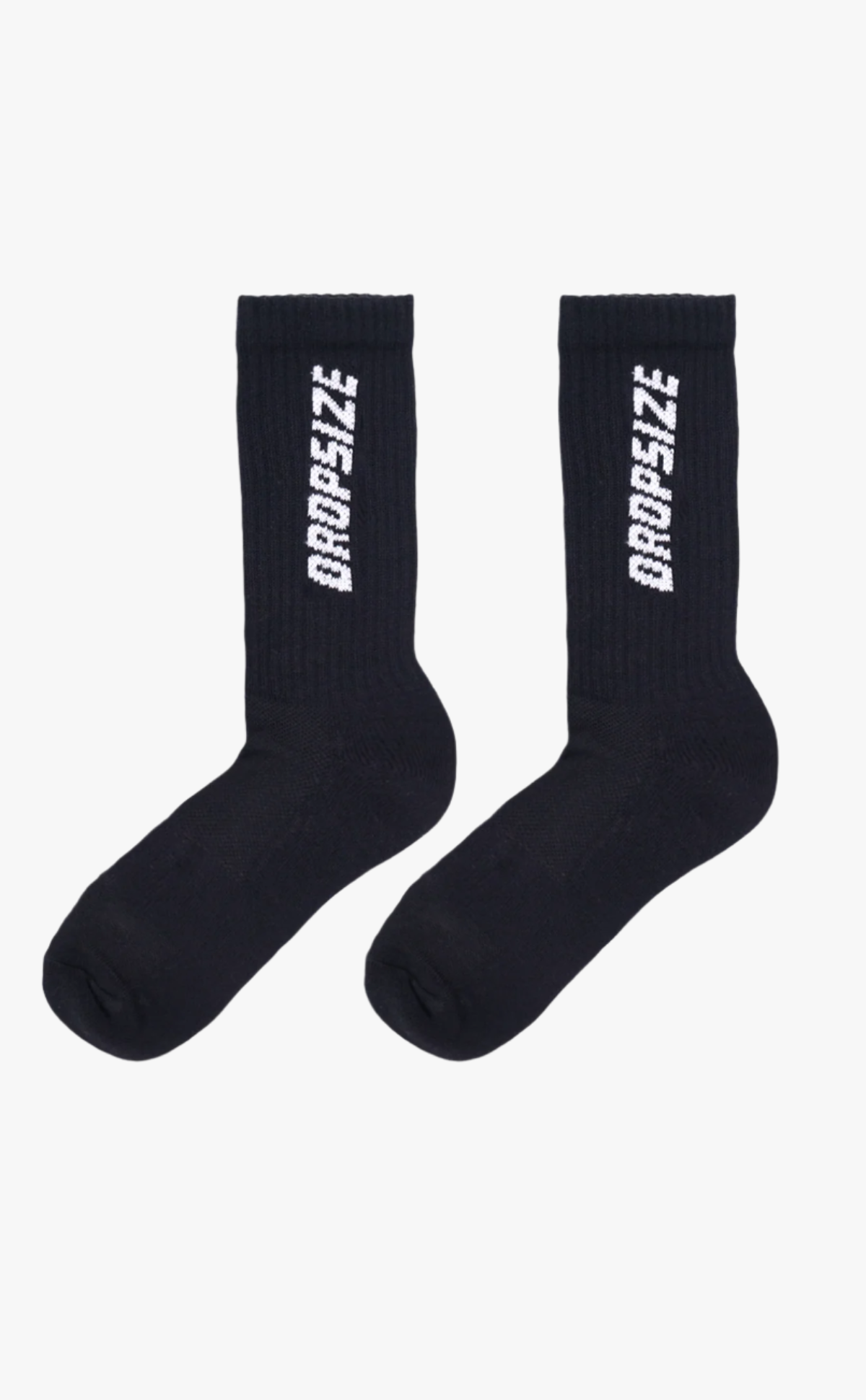 VERTICAL LOGO 3 PACK SOCKS BLACK