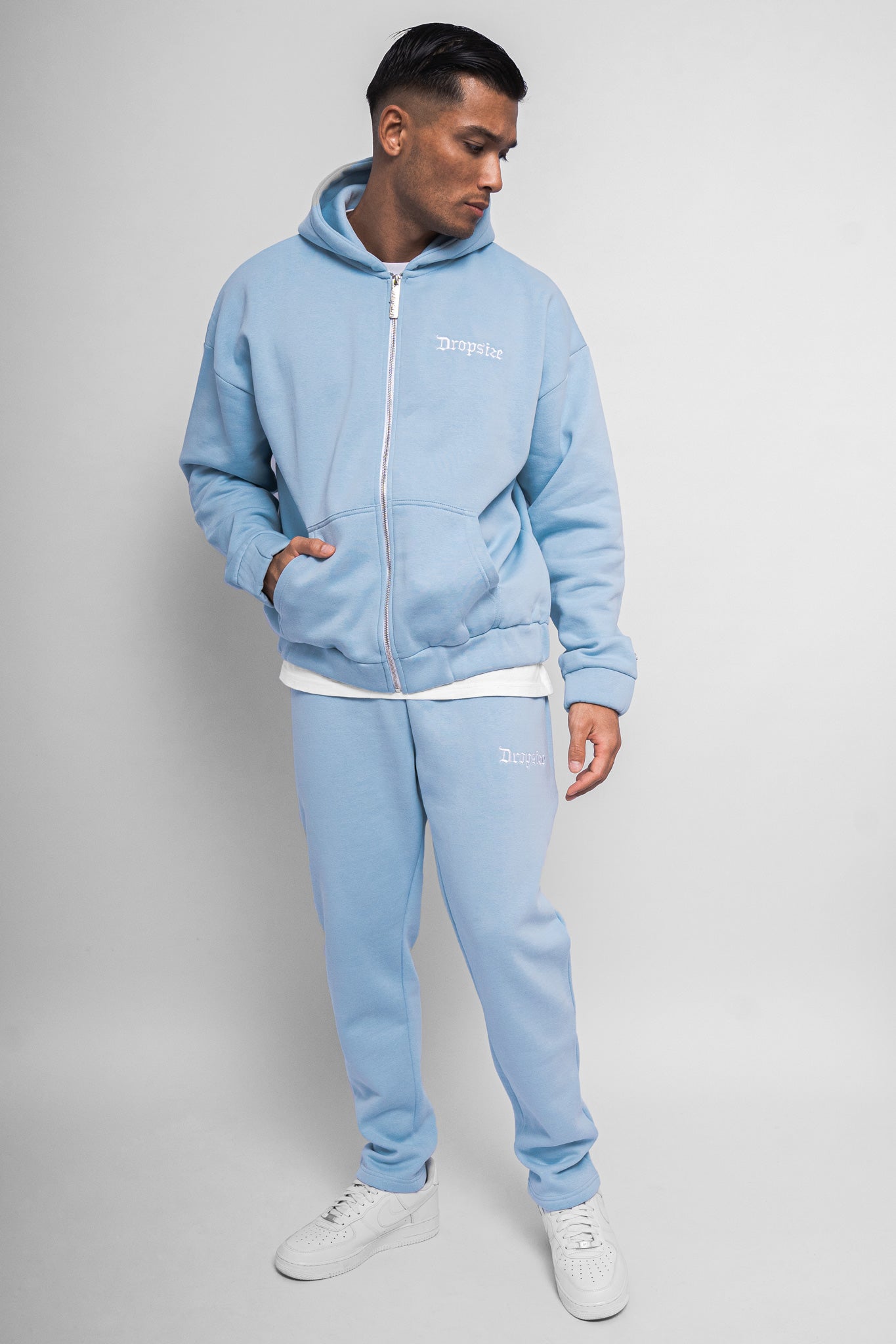 LOGO SWEAT PANTS BABY BLUE