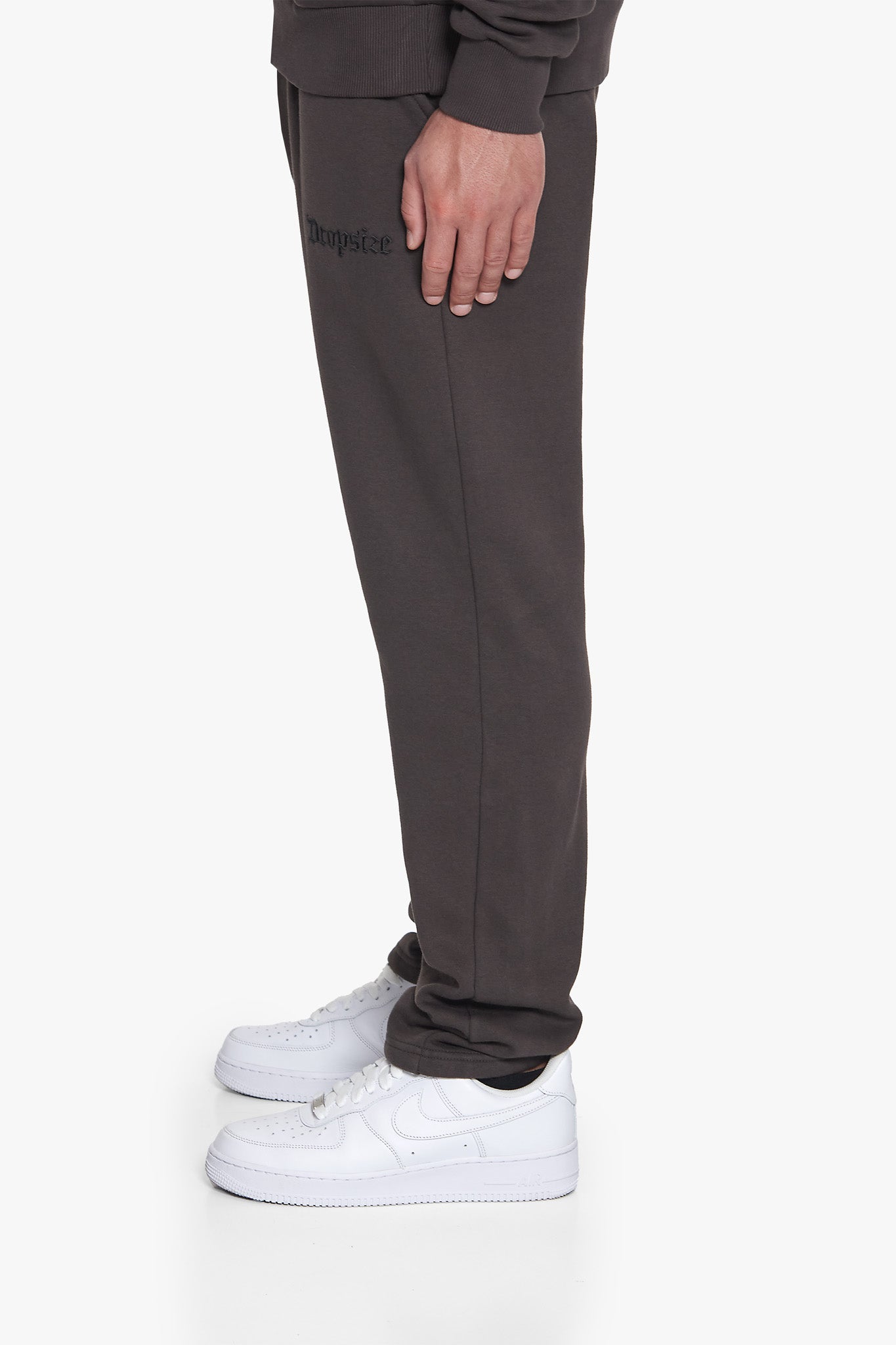 LOGO SWEAT PANTS WASHED BLACK