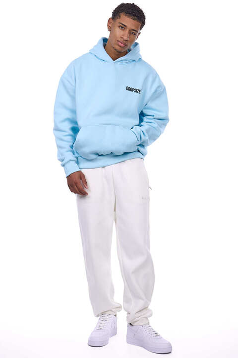 HEAVY NEXT GEN LOGO PRINT JOGGER CREAM WHITE