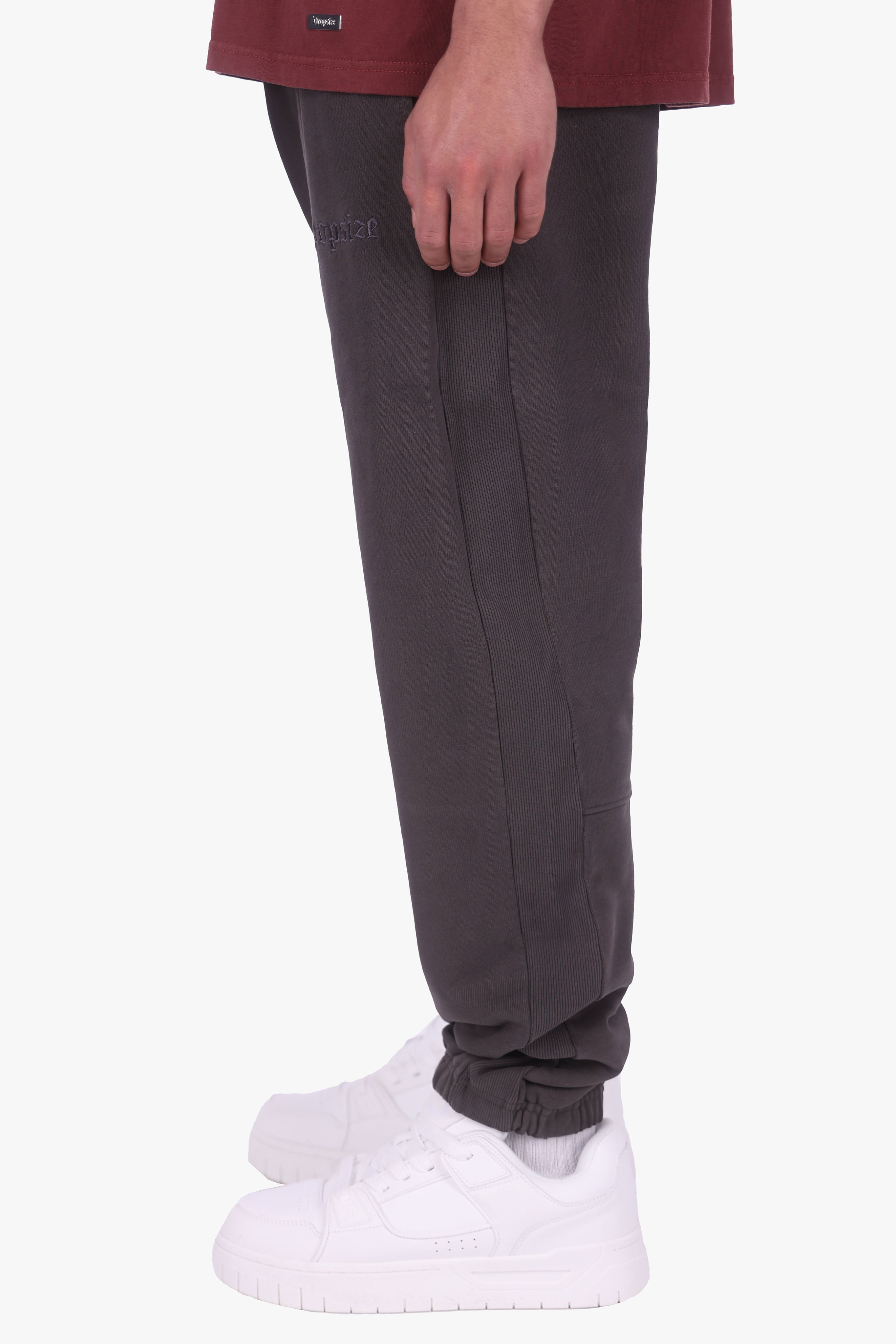 SIDE STRIPE JOGGER WASHED BLACK