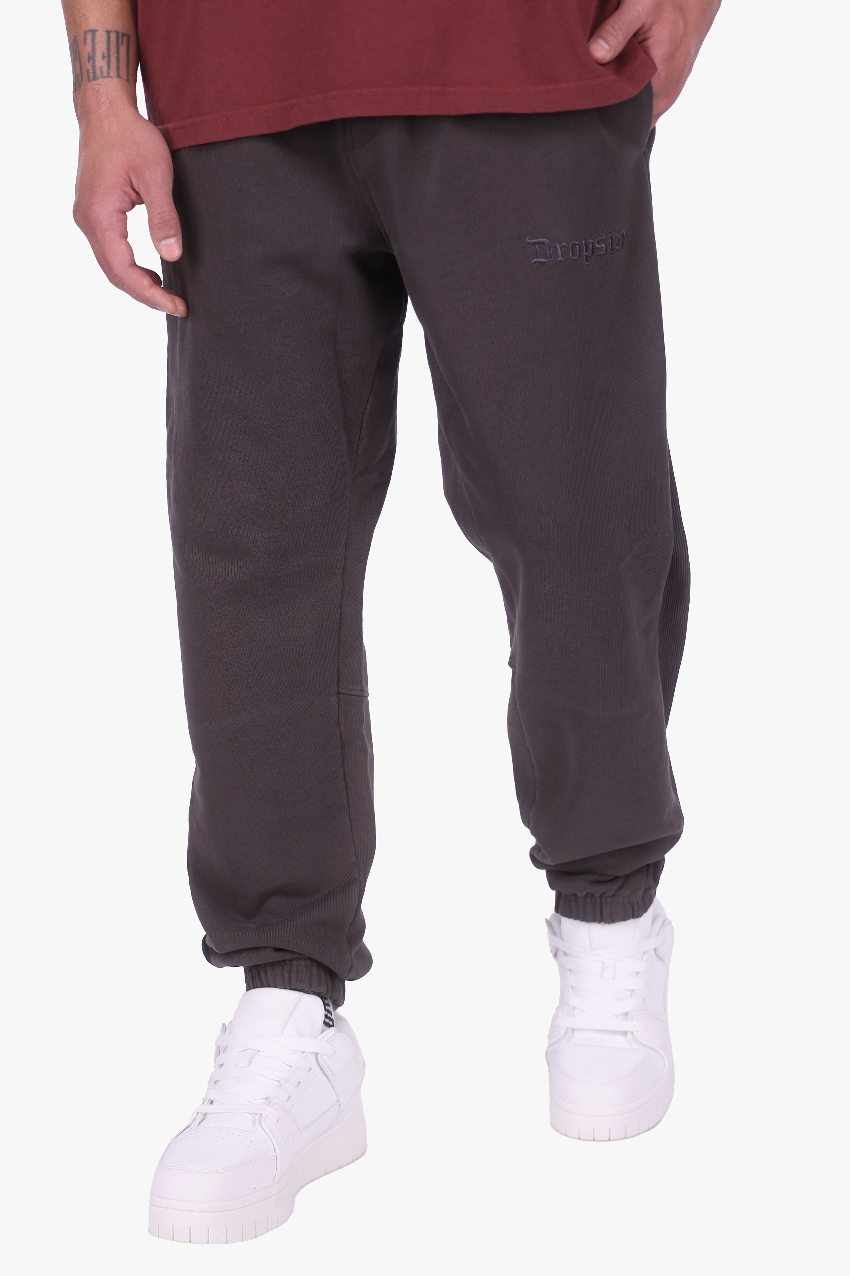 SIDE STRIPE JOGGER WASHED BLACK