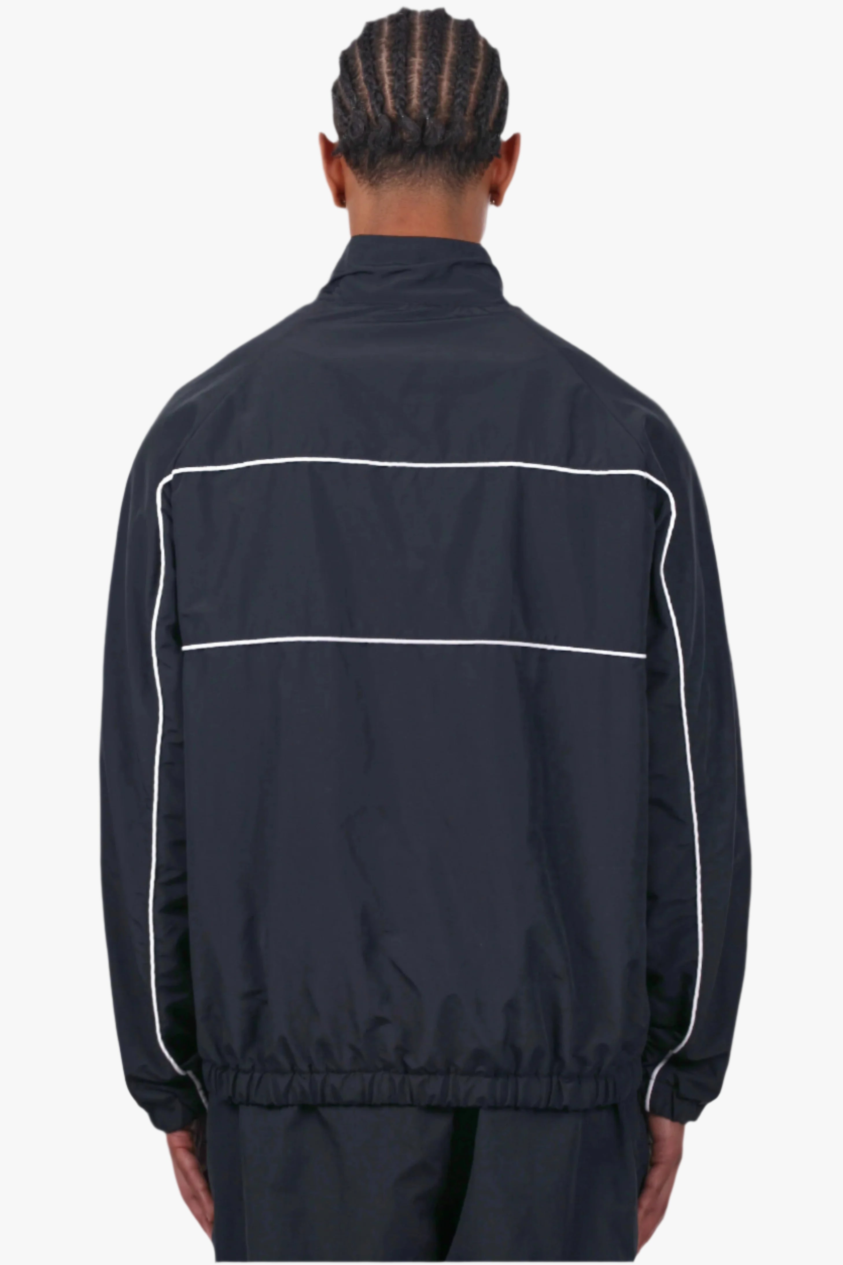 STRIPE TRACK JACKET BLACK/WHITE