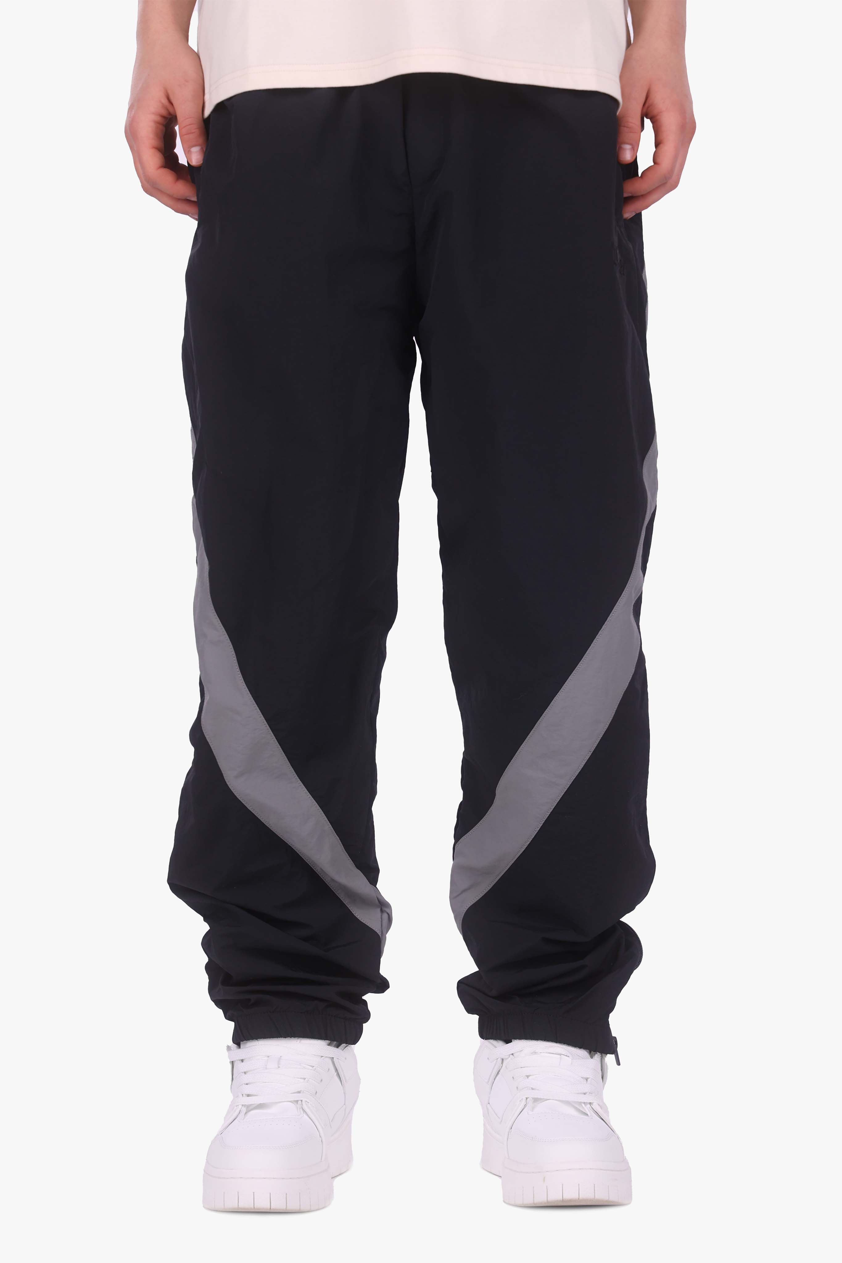 BIG STRIPE TRACK PANTS BLACK/ANTRACITE