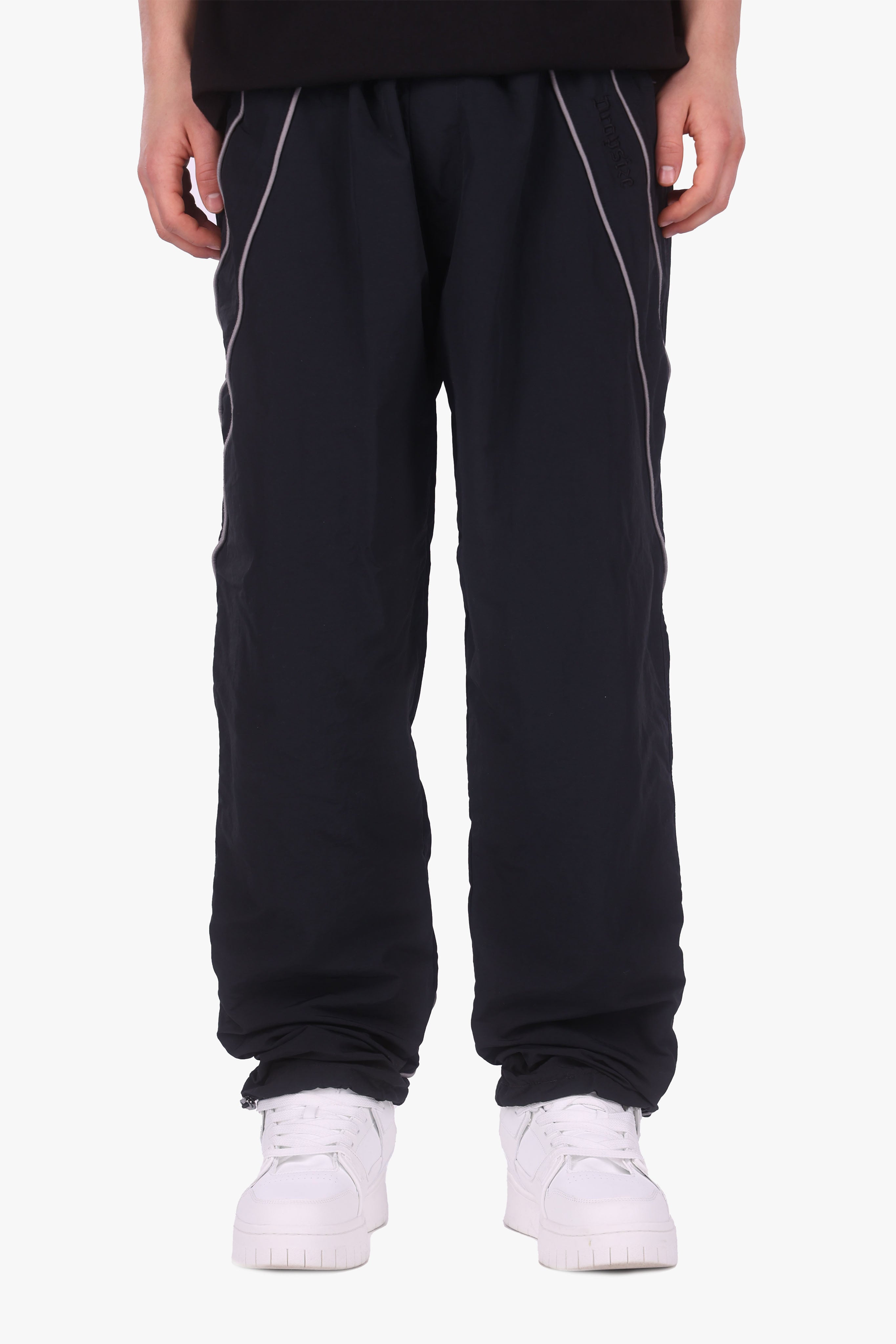 STRIPE TRACK PANTS ANTHRACITE