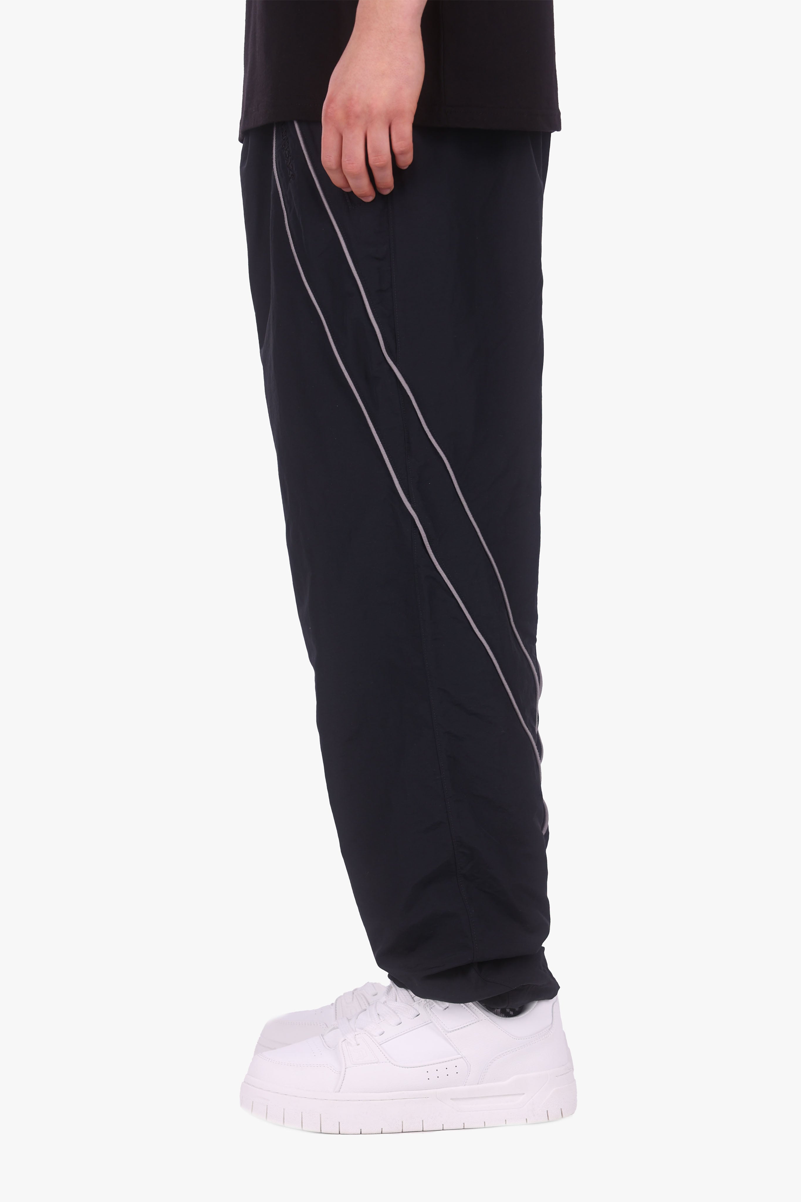 STRIPE TRACK PANTS ANTHRACITE