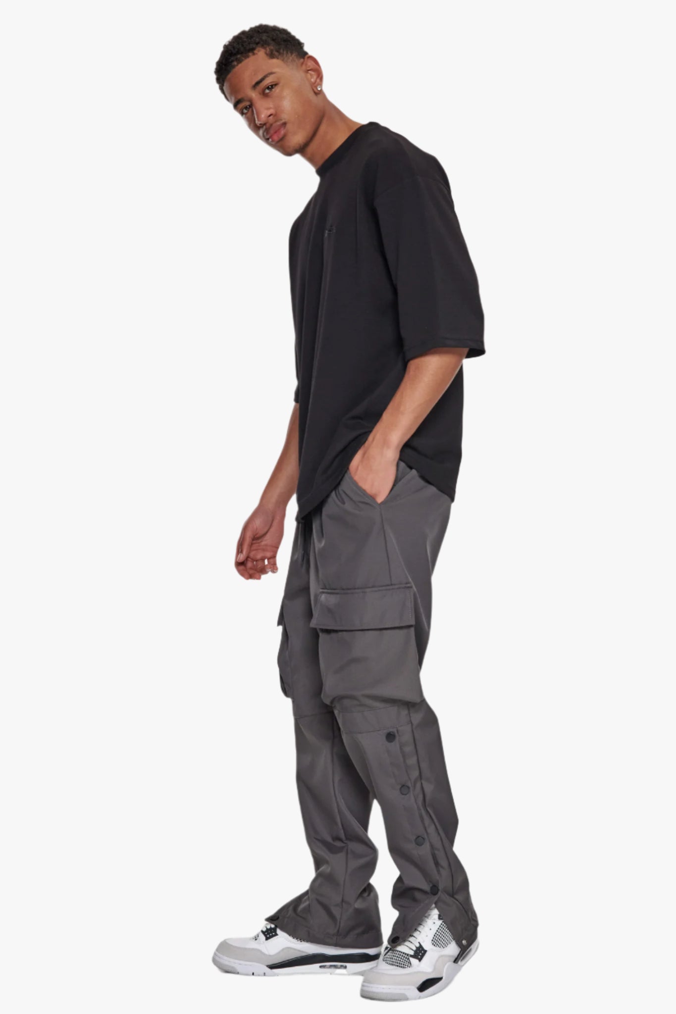 BIG CARGO TRACK PANTS ANTHRAZIT