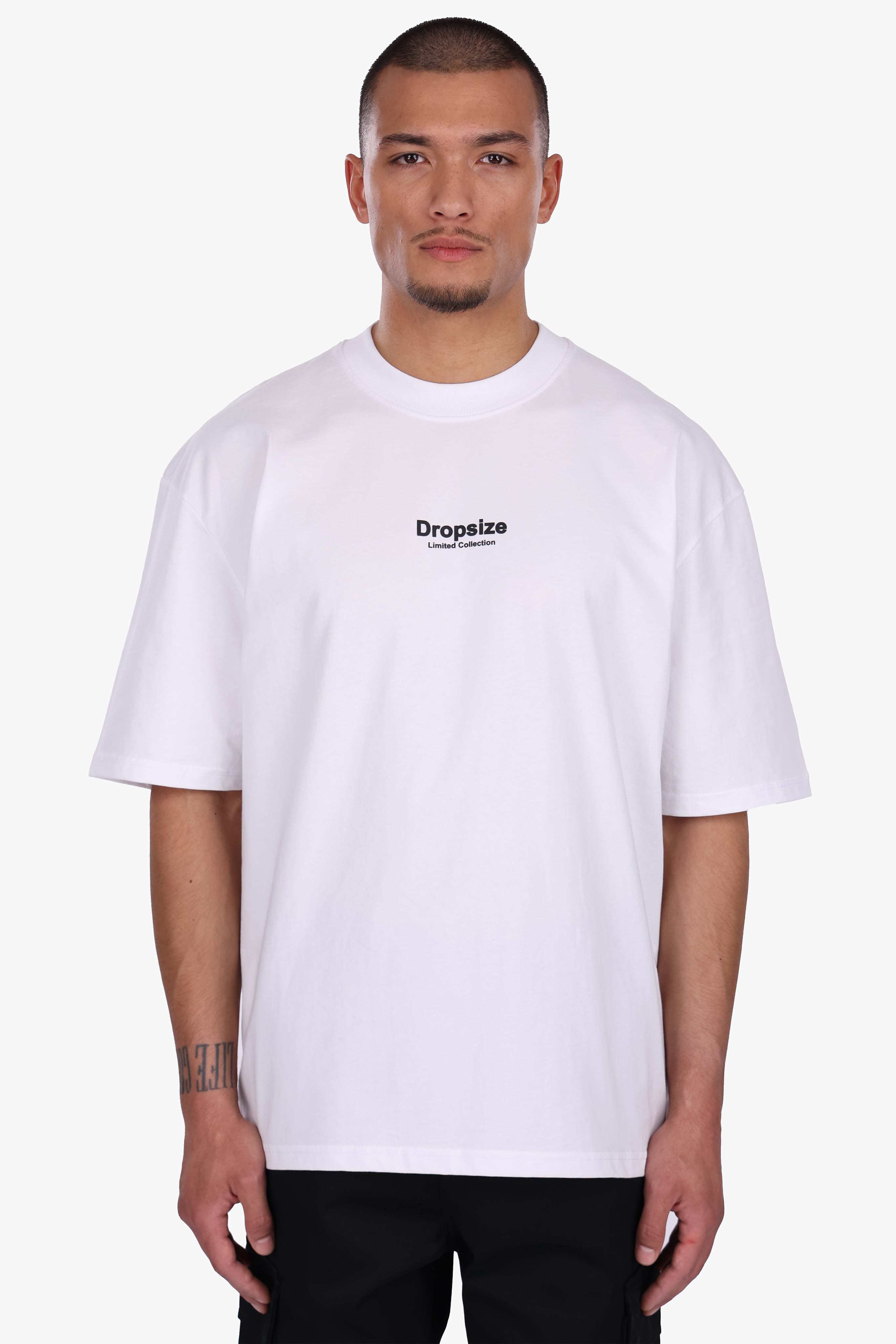HEAVY OVERSIZED WORLD WIDE T-SHIRT WHITE