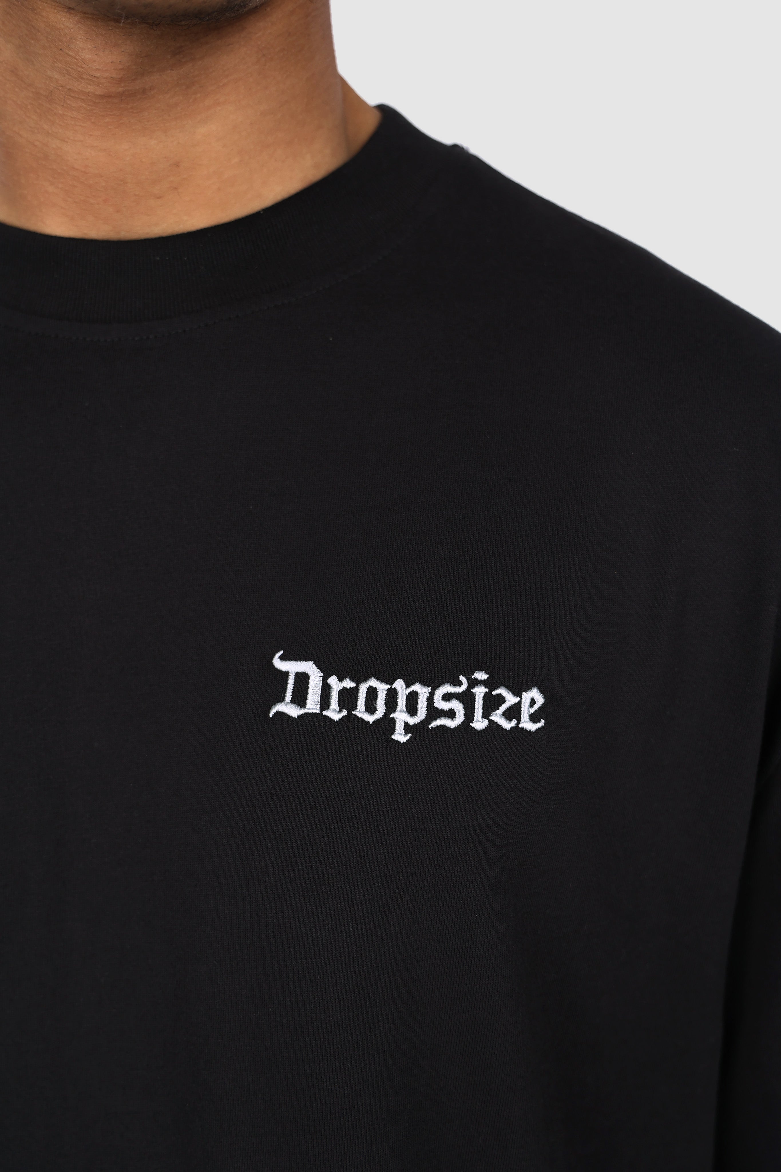 HEAVY OVERSIZE RACING DIVISION T-SHIRT BLACK