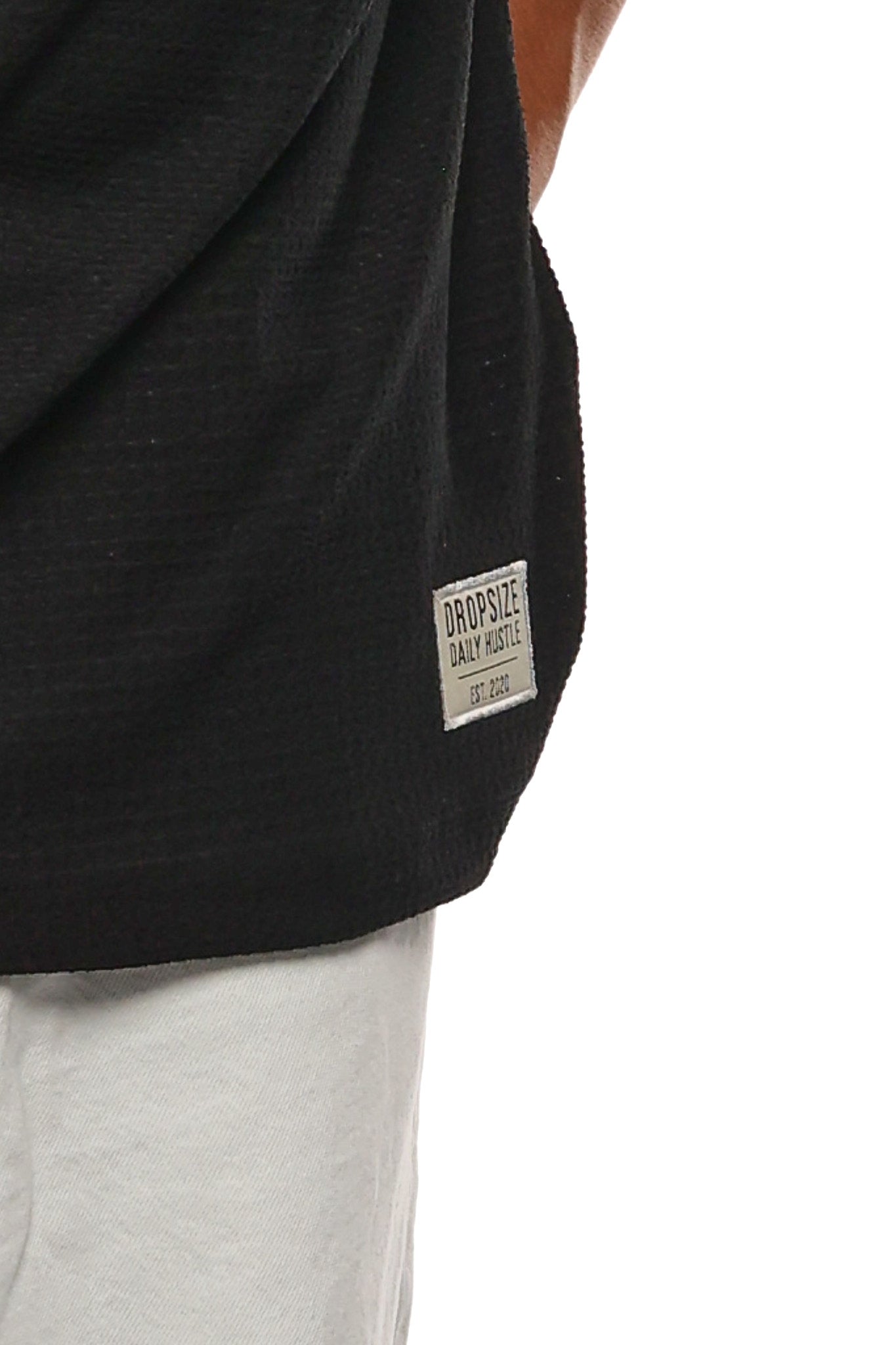 HEAVY RIB T-SHIRT BLACK