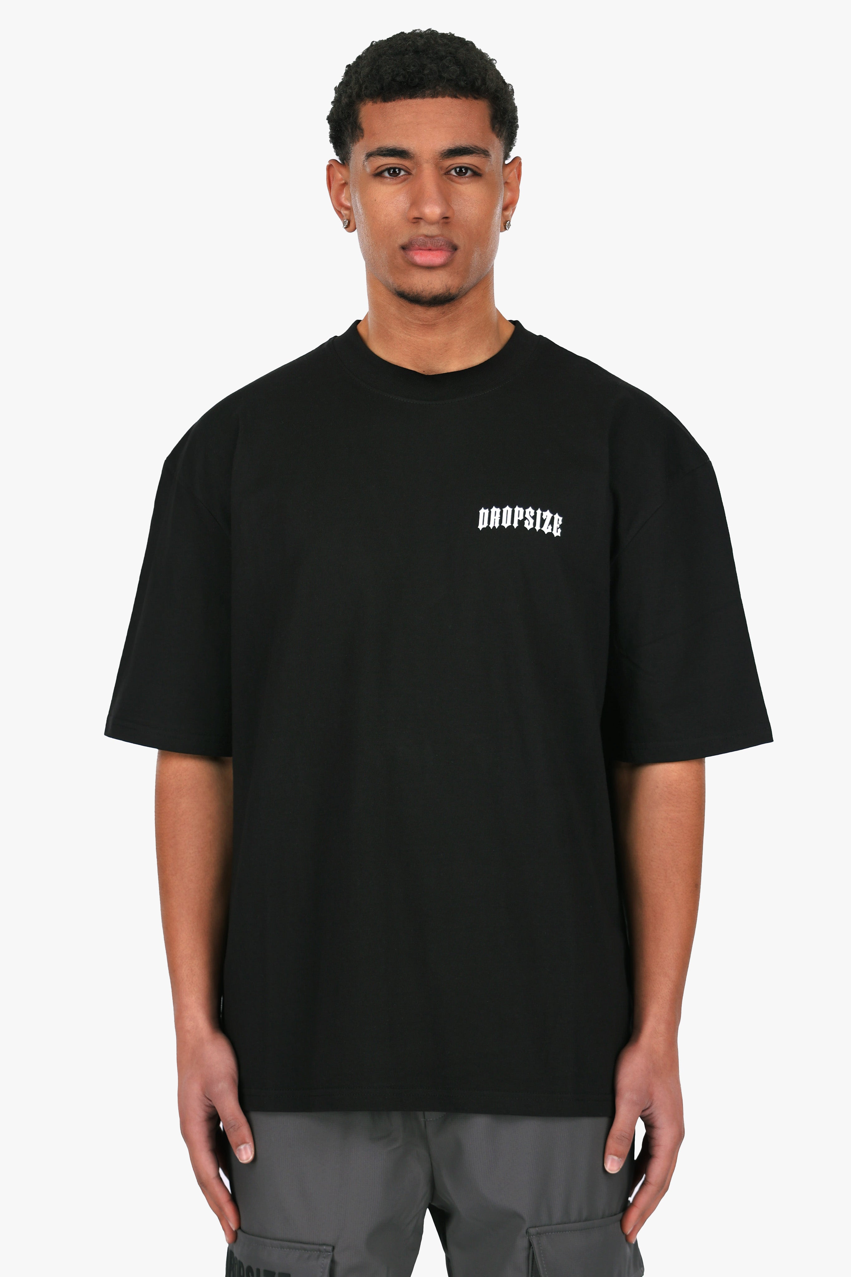 HEAVY OVERSIZED WORLD TOUR T-SHIRT BLACK