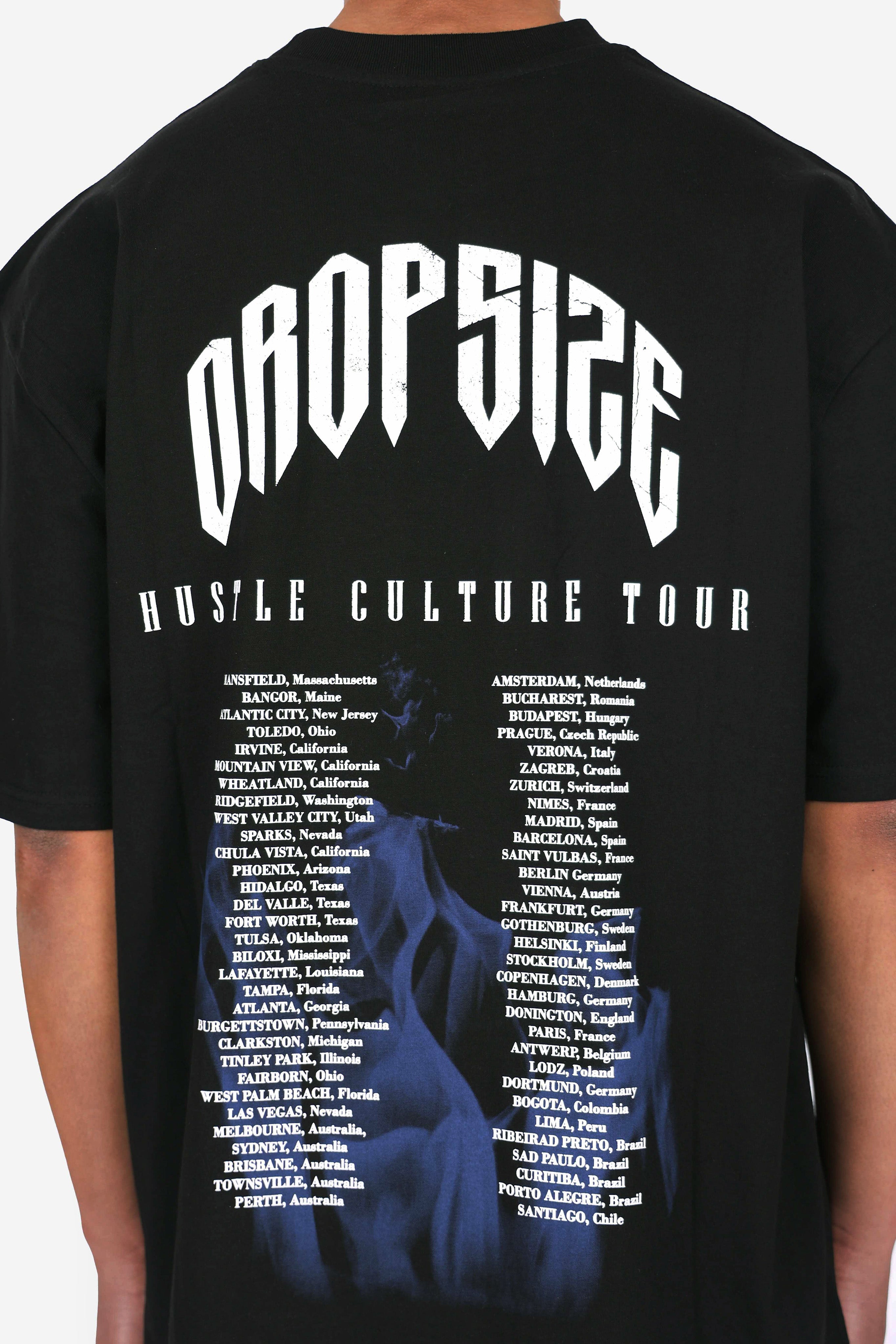 HEAVY OVERSIZED WORLD TOUR T-SHIRT BLACK