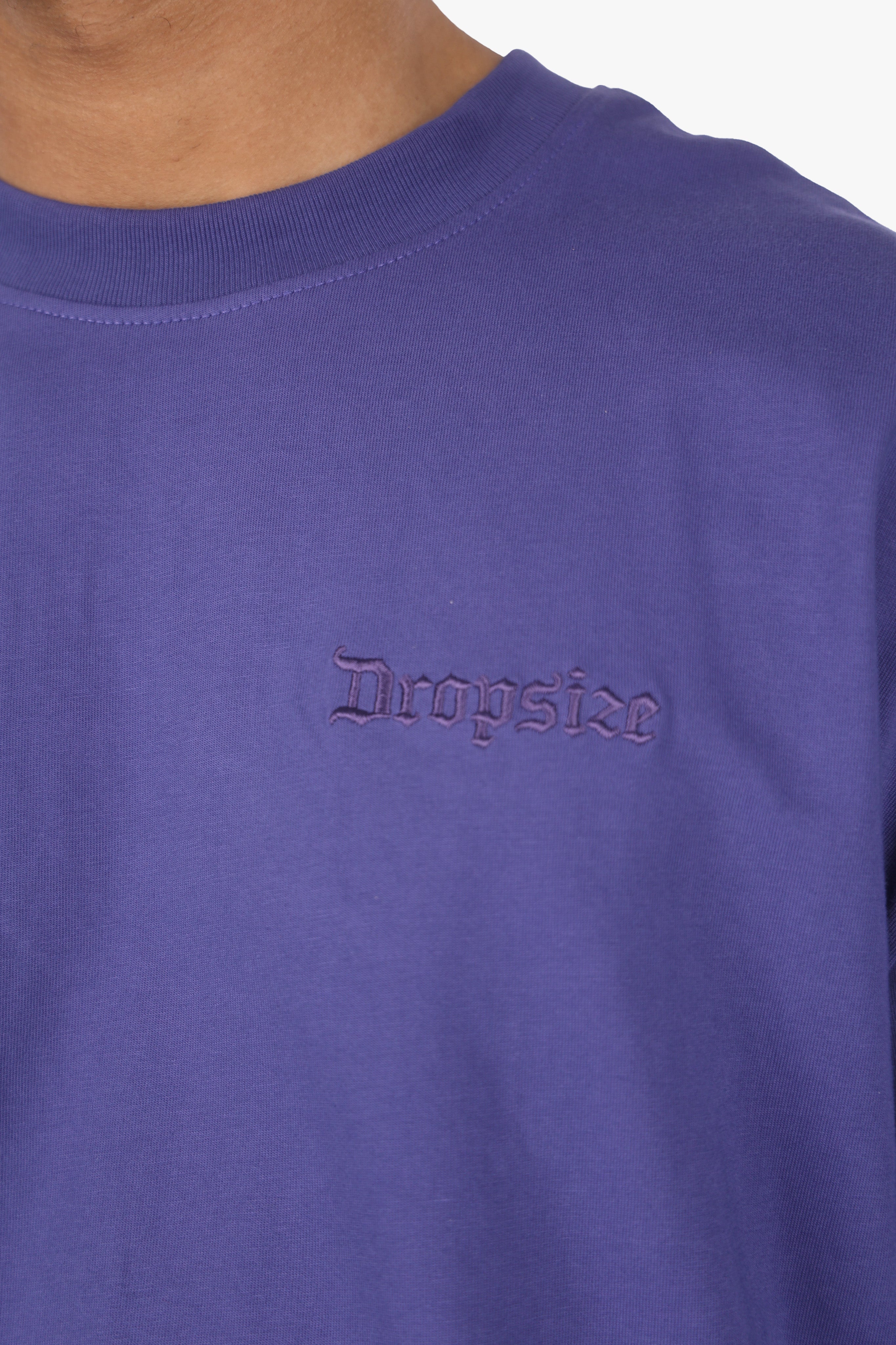 HEAVY OVERSIZE EMBO T-SHIRT BLUE