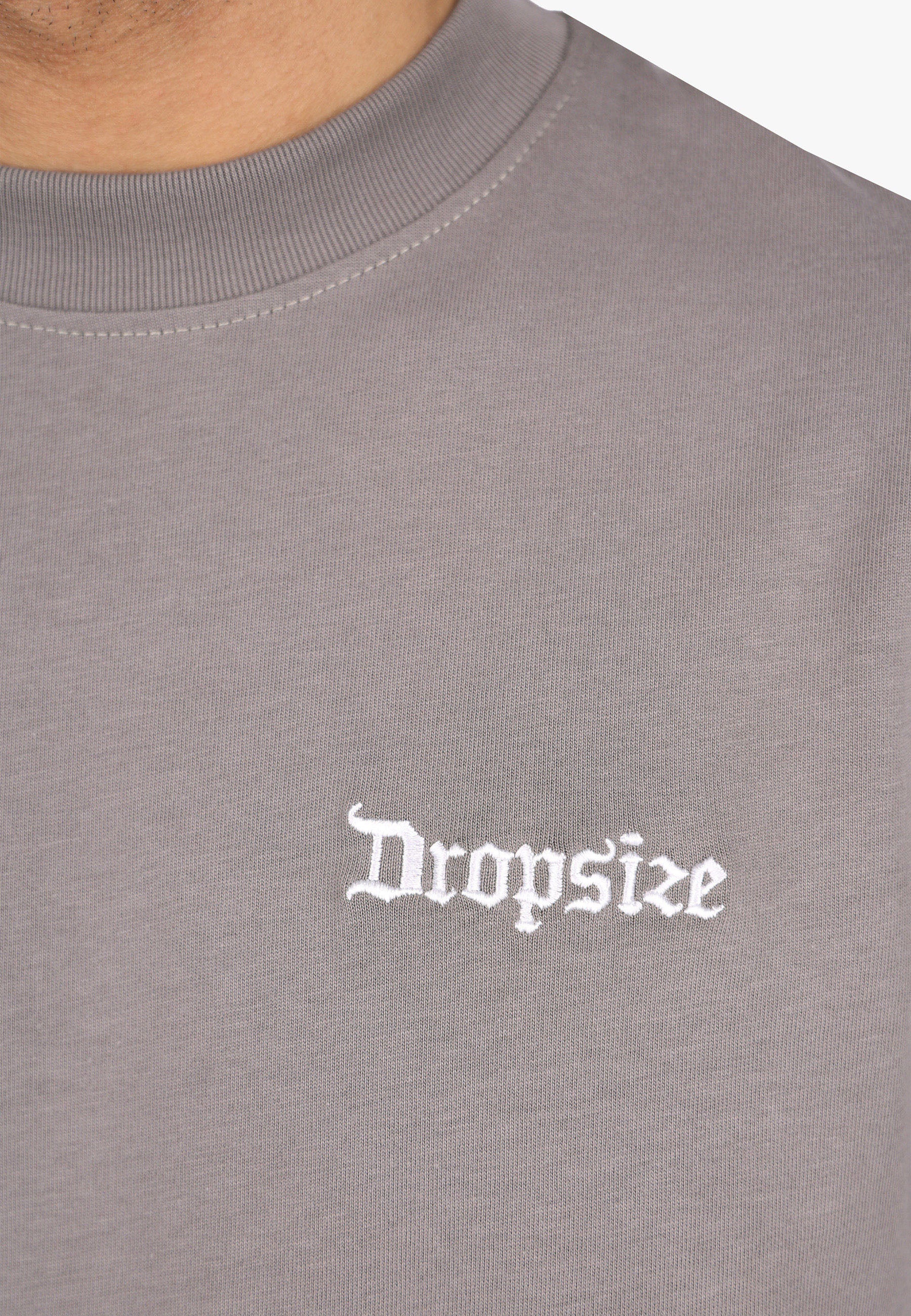 HEAVY OVERSIZE EMBO T-SHIRT DRIFTWOOD