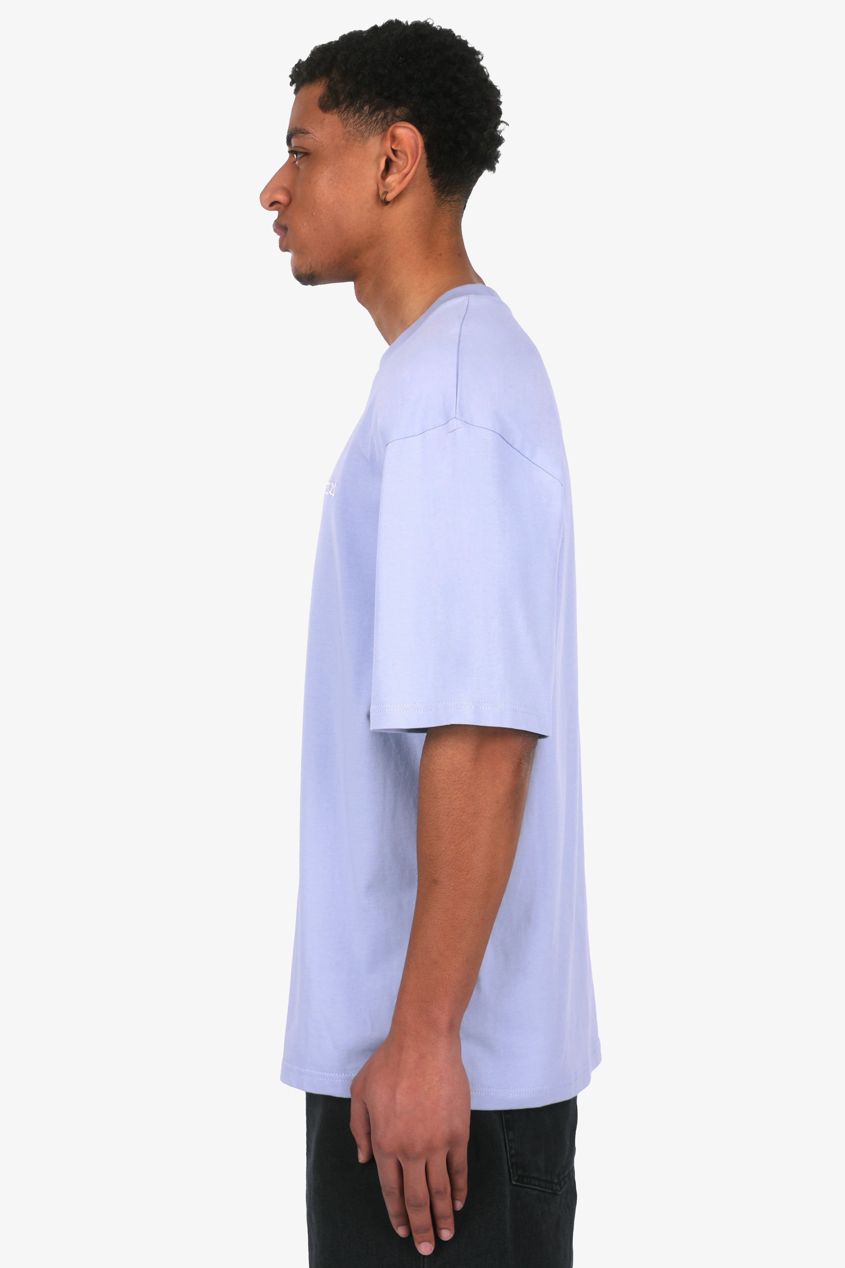 HEAVY OVERSIZE EMBO T-SHIRT VINTAGE BLUE