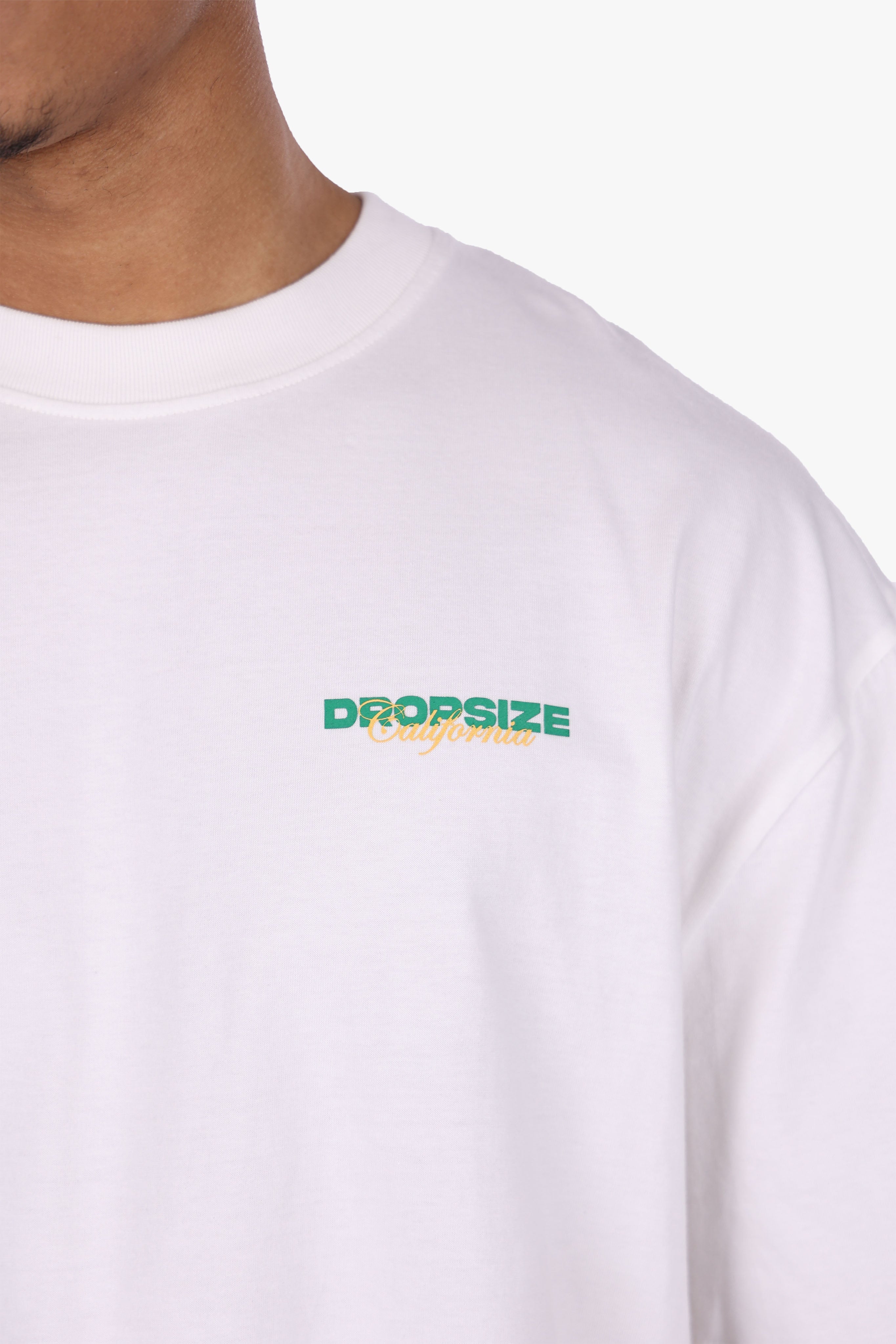 HEAVY OVERSIZE GARDEN GROVE T-SHIRT CREAM WHITE