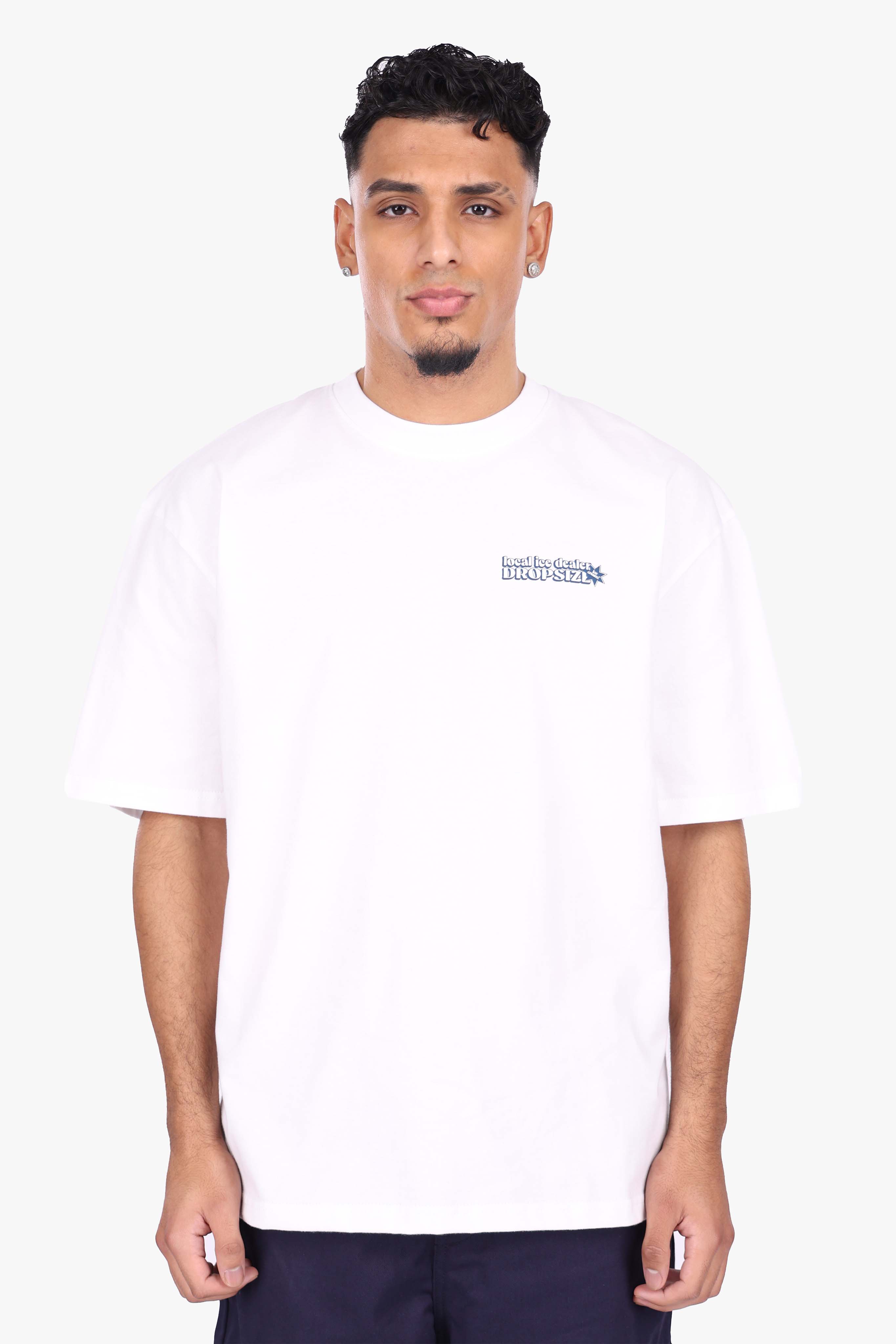HEAVY OVERSIZE ICE CREAM T-SHIRT WHITE