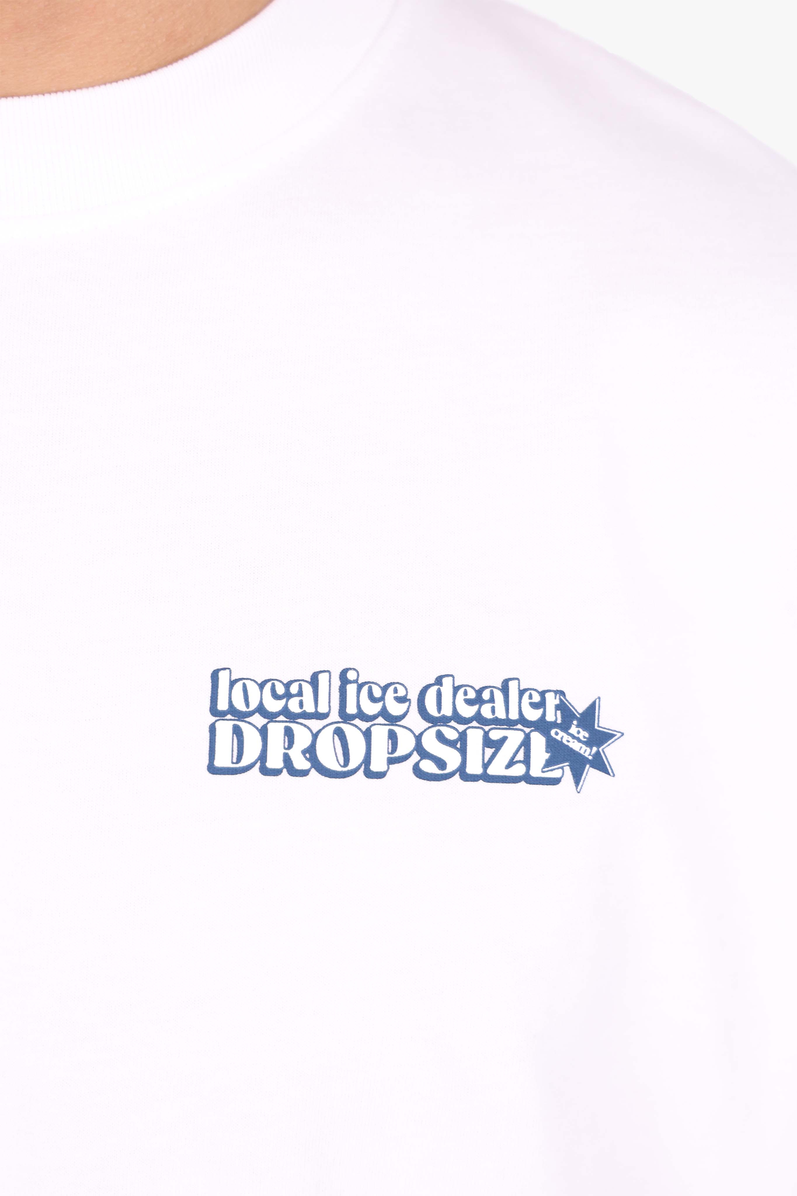 HEAVY OVERSIZE ICE CREAM T-SHIRT WHITE