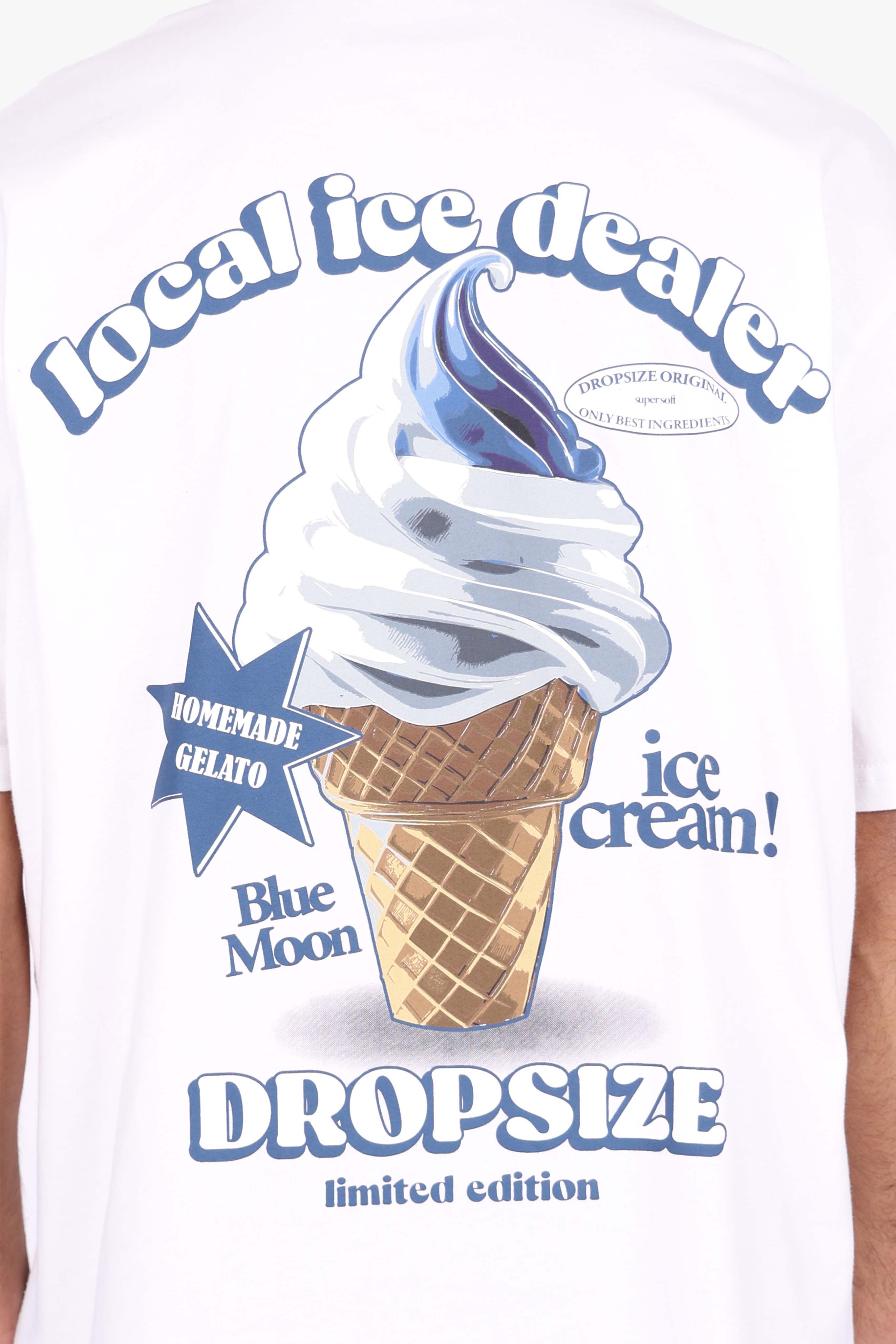 HEAVY OVERSIZE ICE CREAM T-SHIRT WHITE