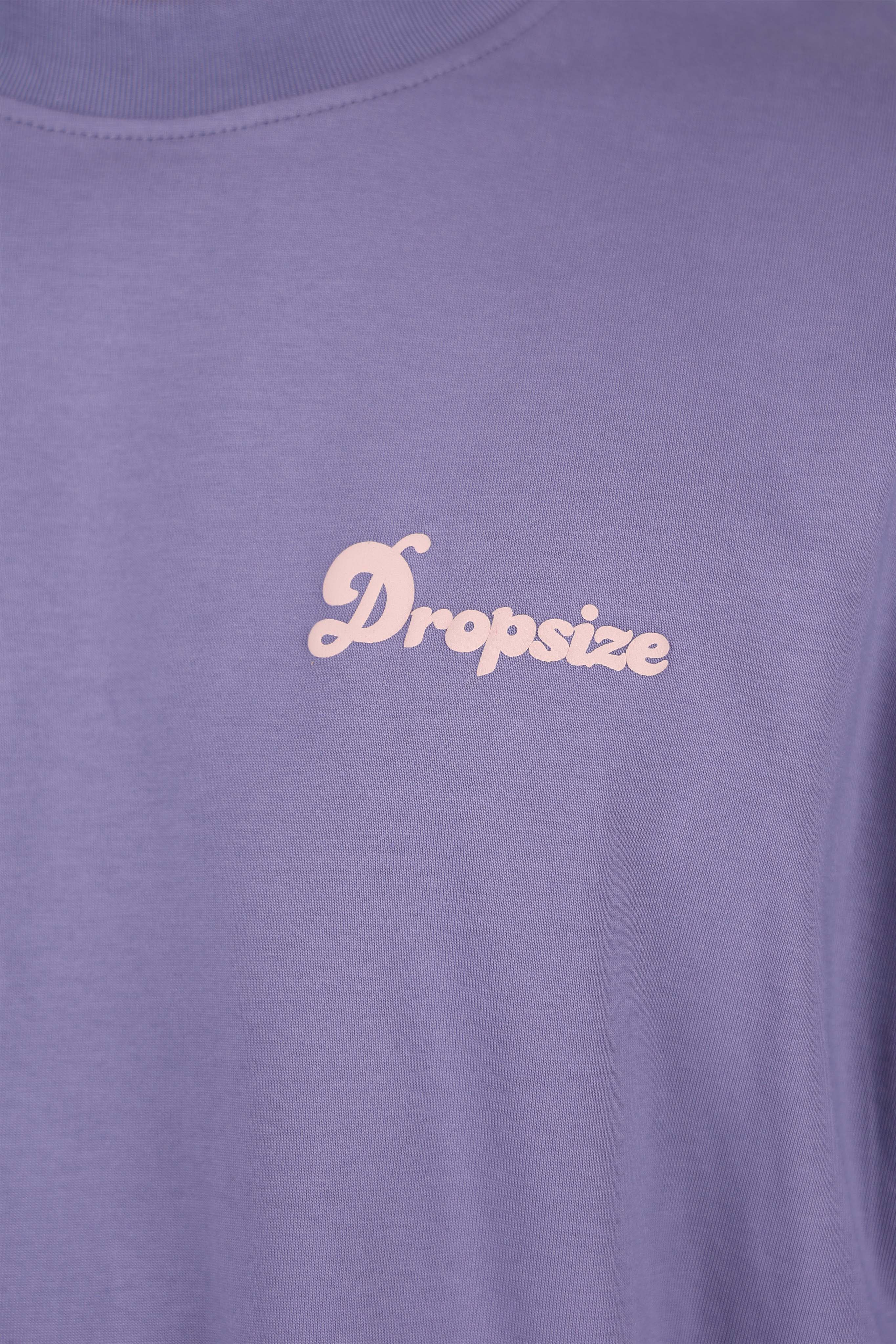 HEAVY OVERSIZED DREAM AND GRIND T-SHIRT BLUE GRANITE