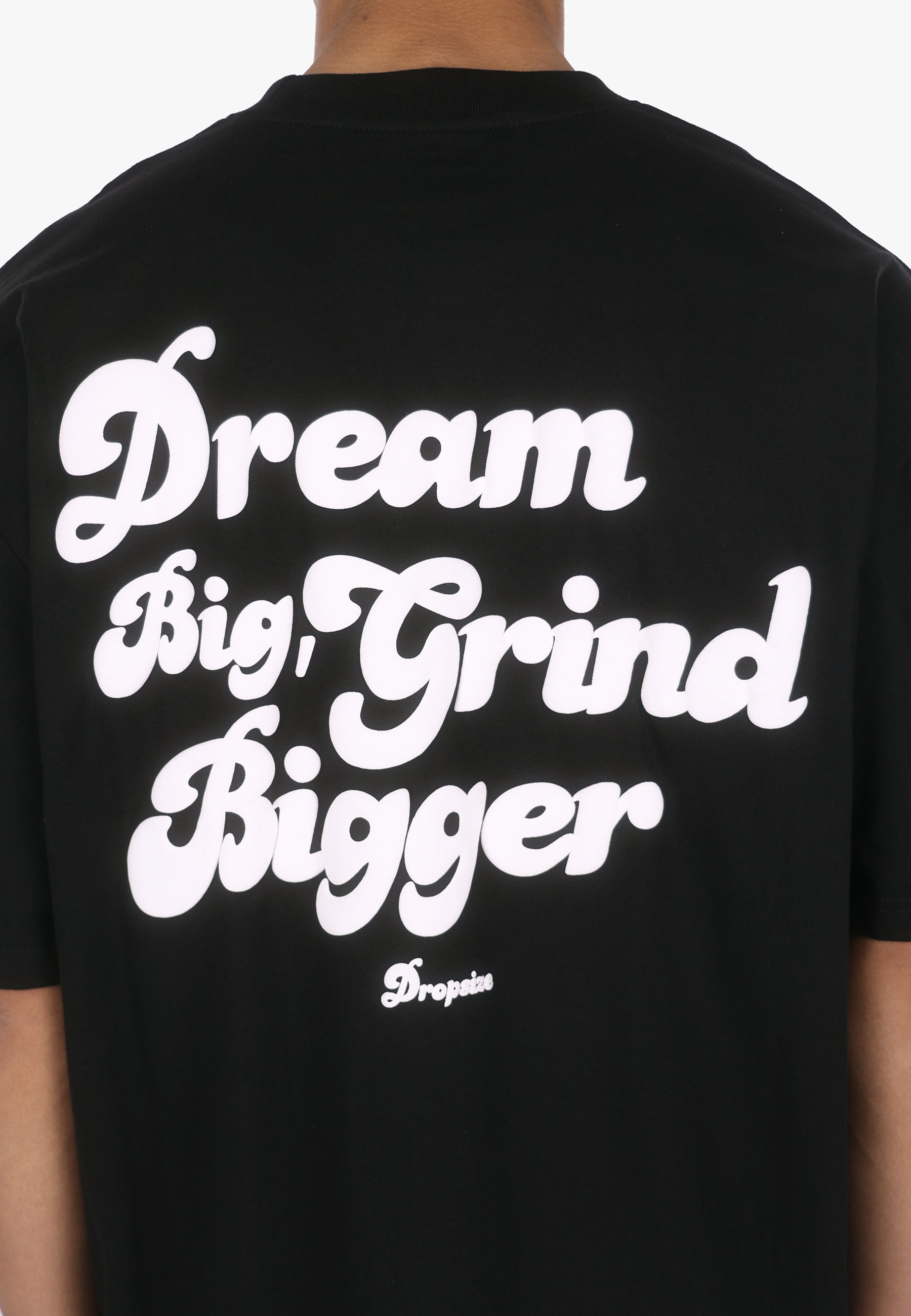 HEAVY OVERSIZED DREAM AND GRIND T-SHIRT BLACK