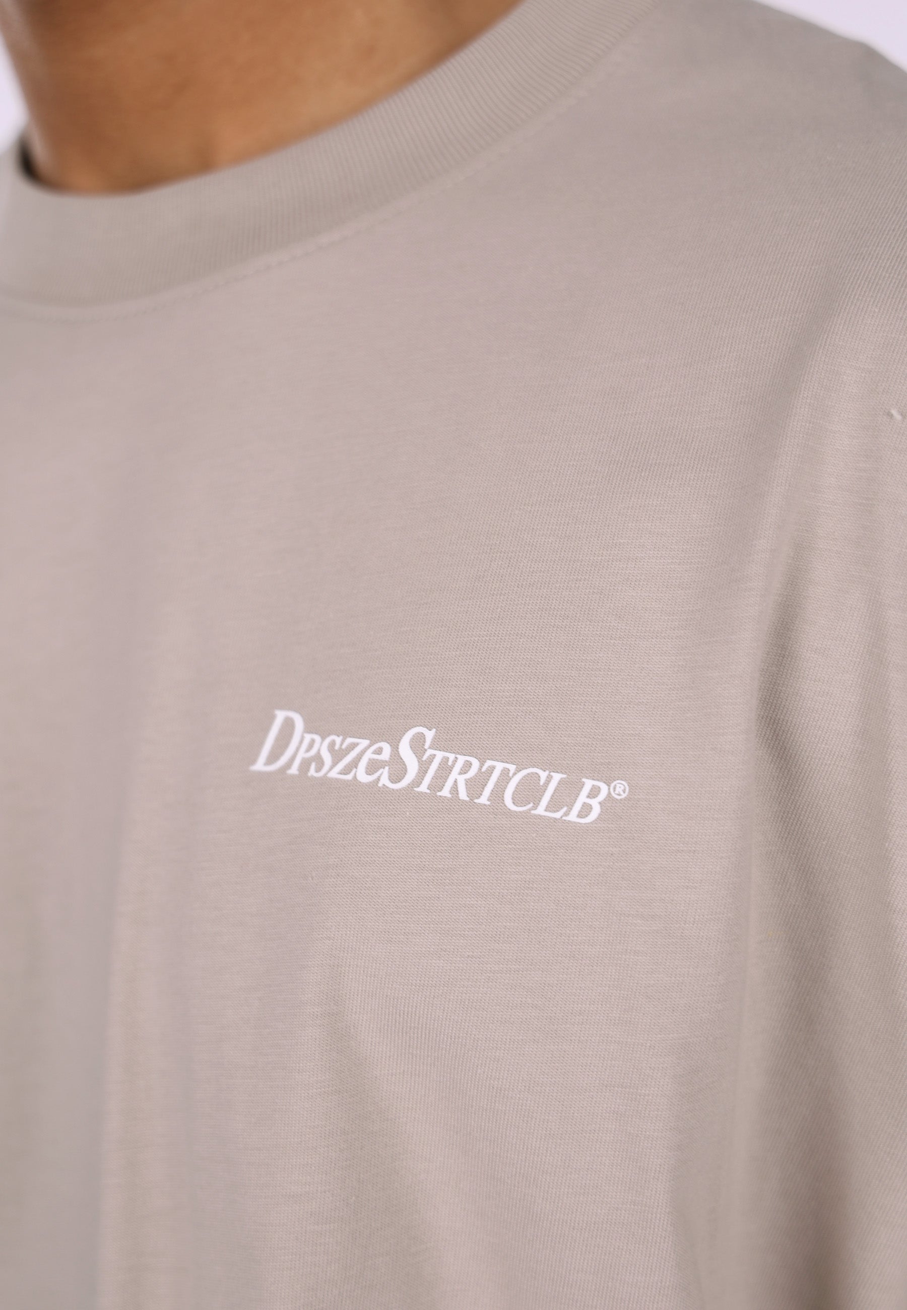 HEAVY OVERSIZE STRTCLB T-SHIRT PUMIC STONE