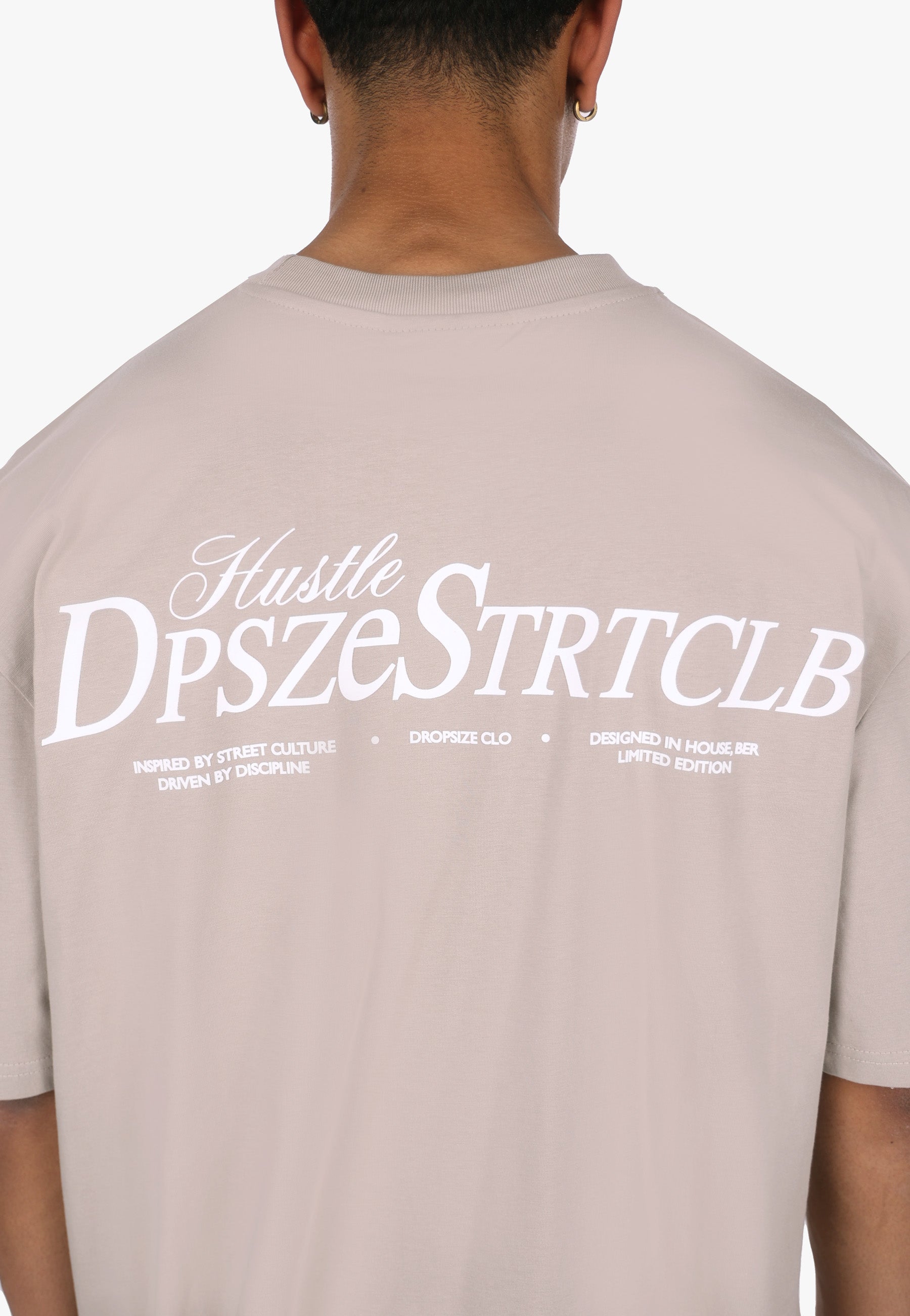 HEAVY OVERSIZE STRTCLB T-SHIRT PUMIC STONE