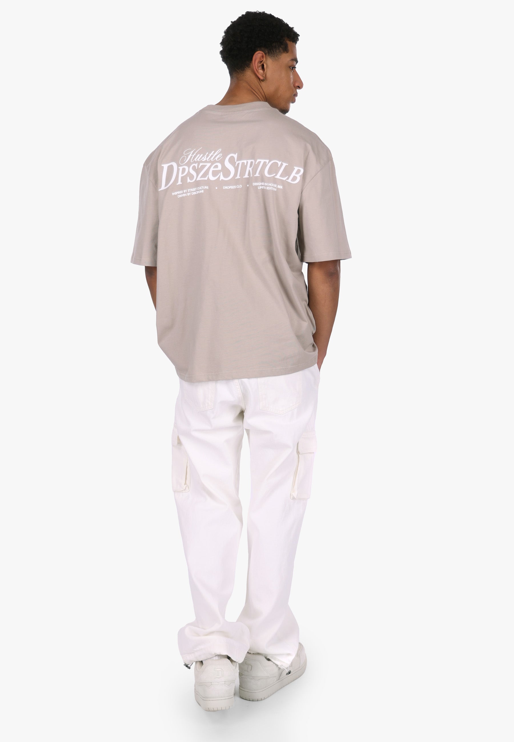 HEAVY OVERSIZE STRTCLB T-SHIRT PUMIC STONE